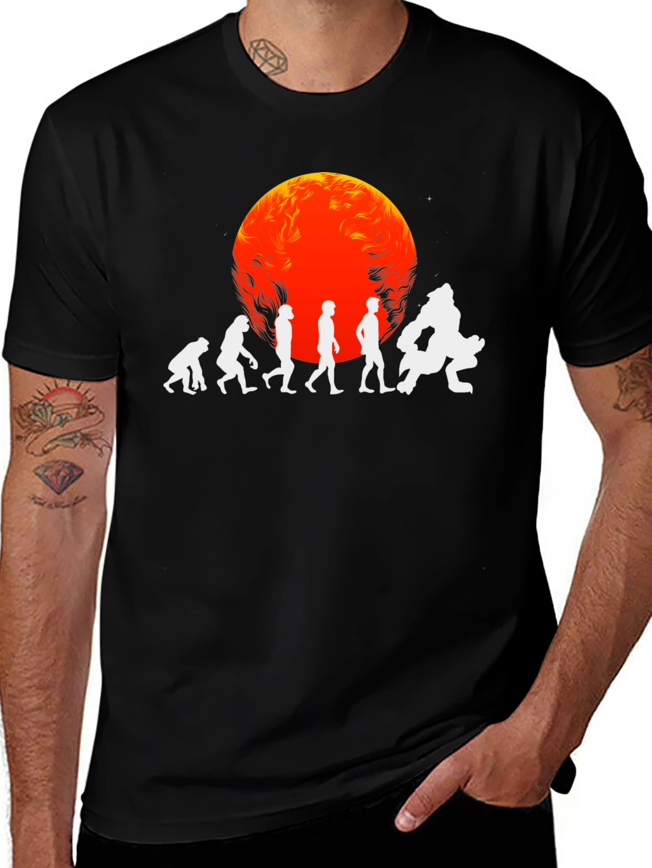 Variant 21 of Evolution of the Beast T-Shirt - Black