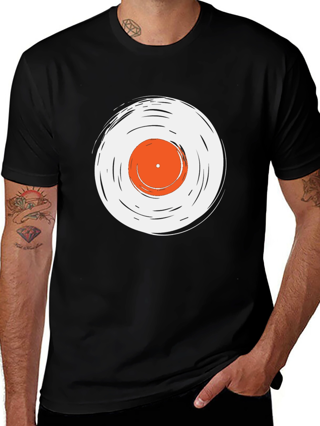 Variant 26 of Vinyl Record Graphic Tee - Cool Music Lover Shirt
