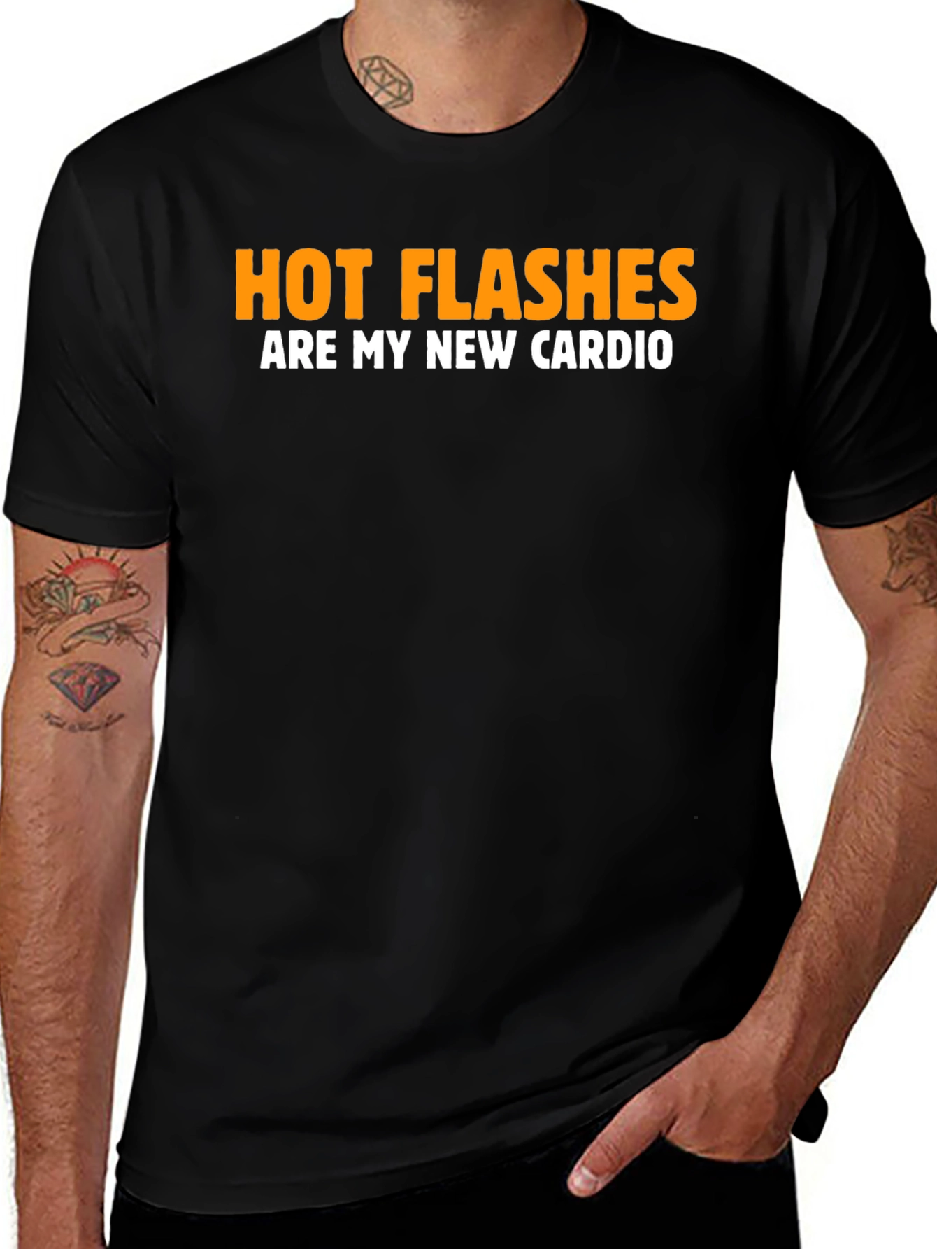 Variant 22 of Hot Flashes Cardio Graphic Tee