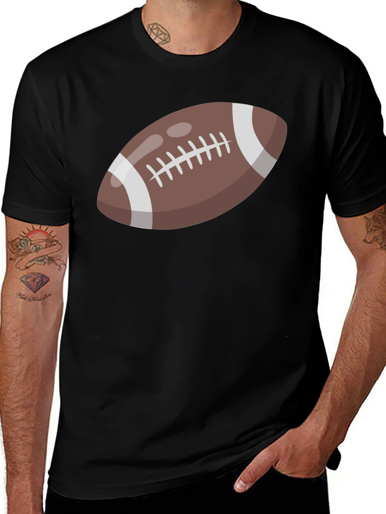 Variant 13 of Football Graphic Tee - Casual Sport Shirt