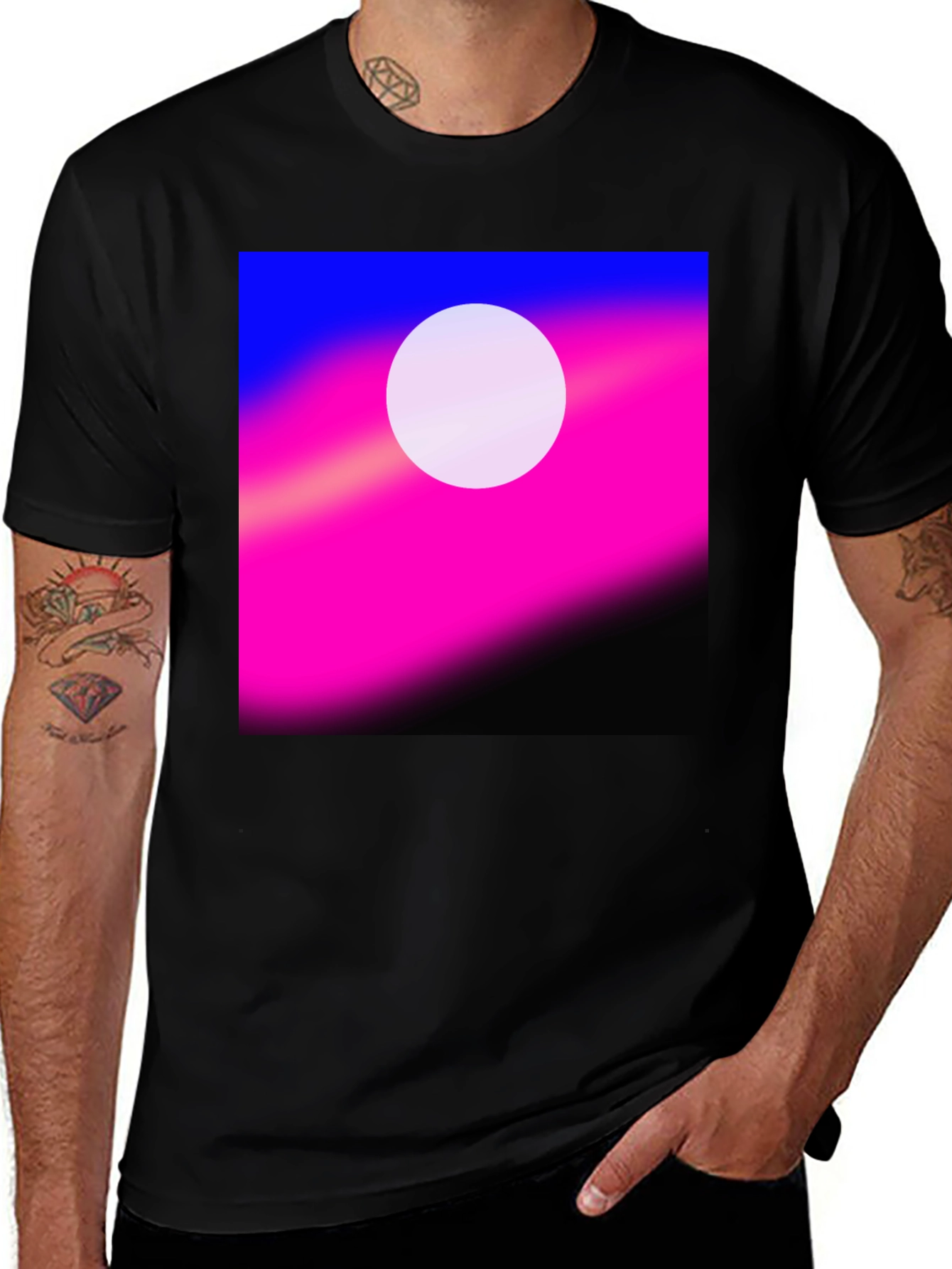 Variant 10 of Modern Gradient Circle Graphic Tee