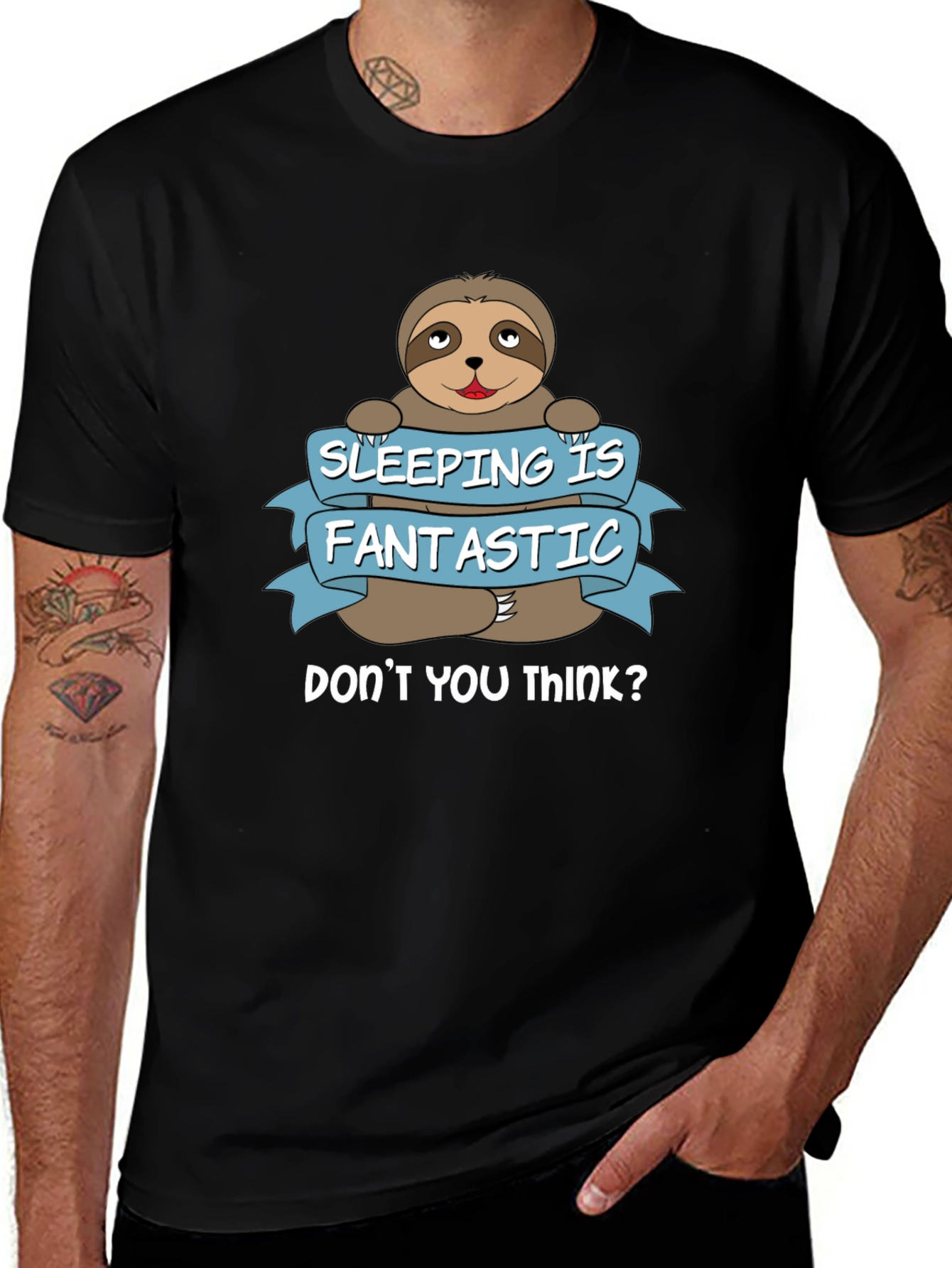 Variant 3 of Sleeping Sloth T-Shirt