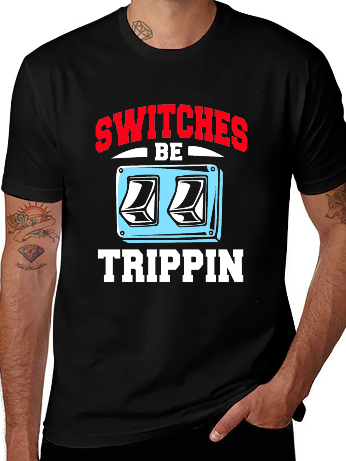 Variant 11 of Switches Be Trippin' Graphic T-Shirt