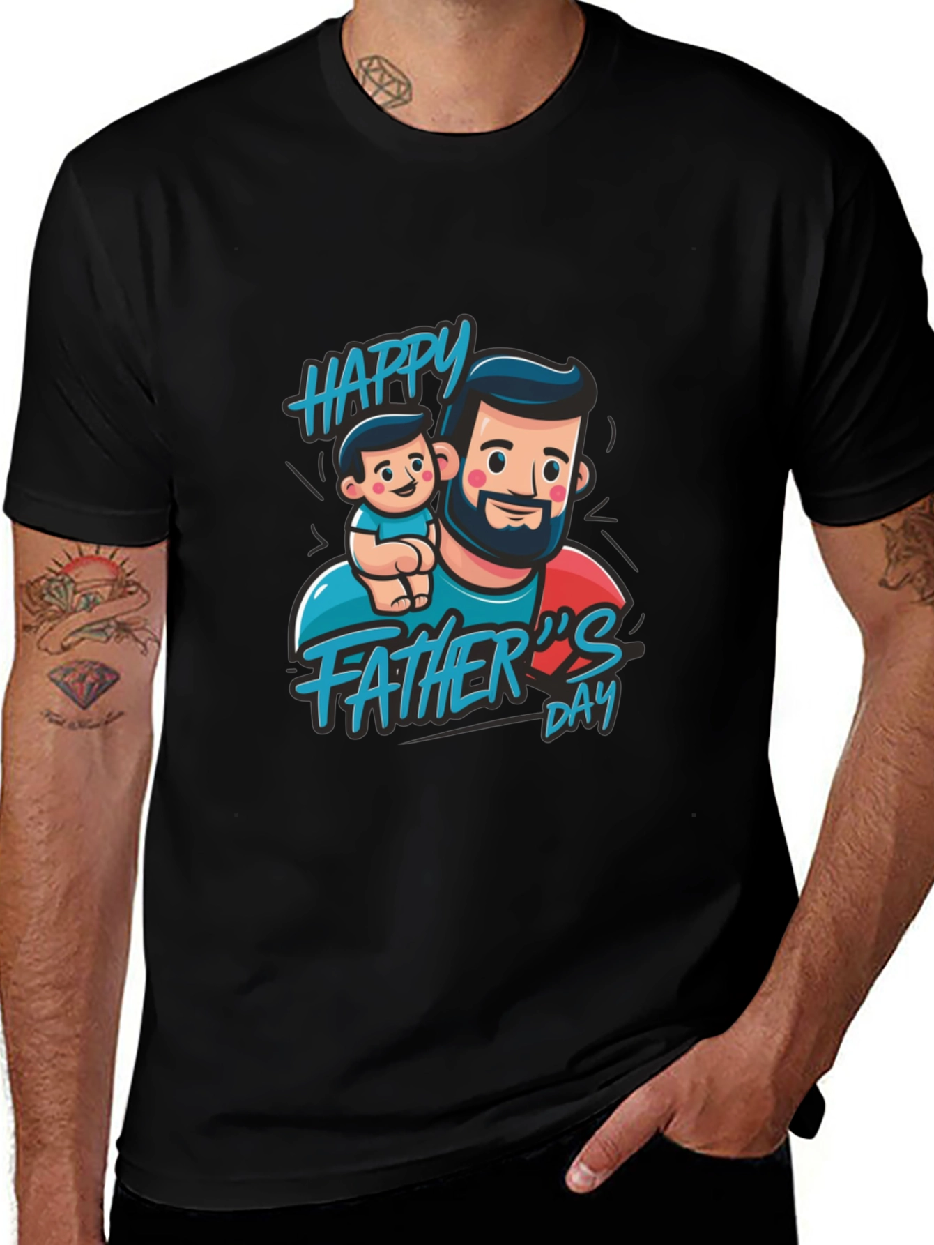 Happy Father's Day T-Shirt - Father and Son