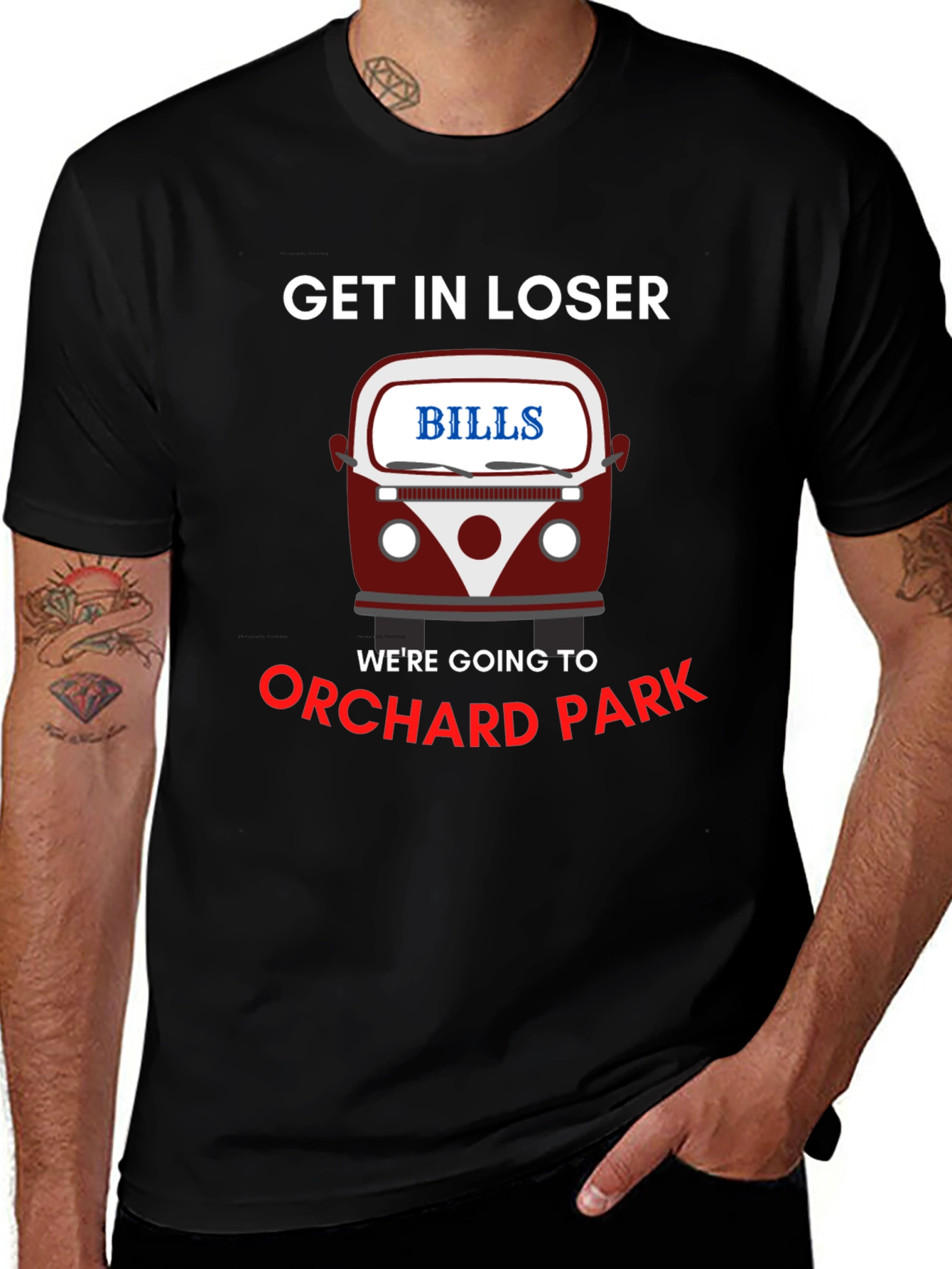 Variant 10 of Bills Orchard Park T-Shirt - Get In Loser