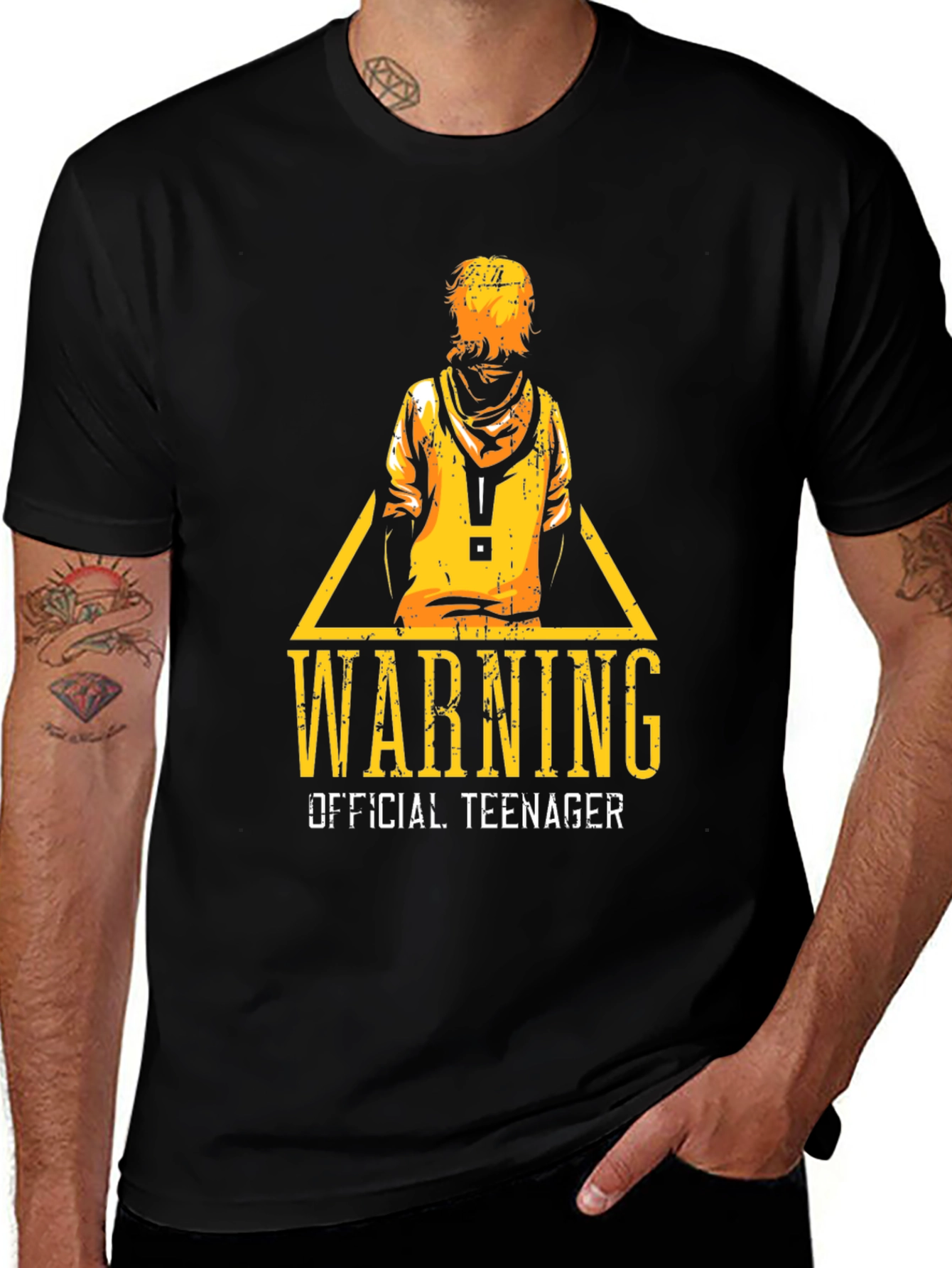 Variant 29 of Warning Official Teenager Graphic T-Shirt