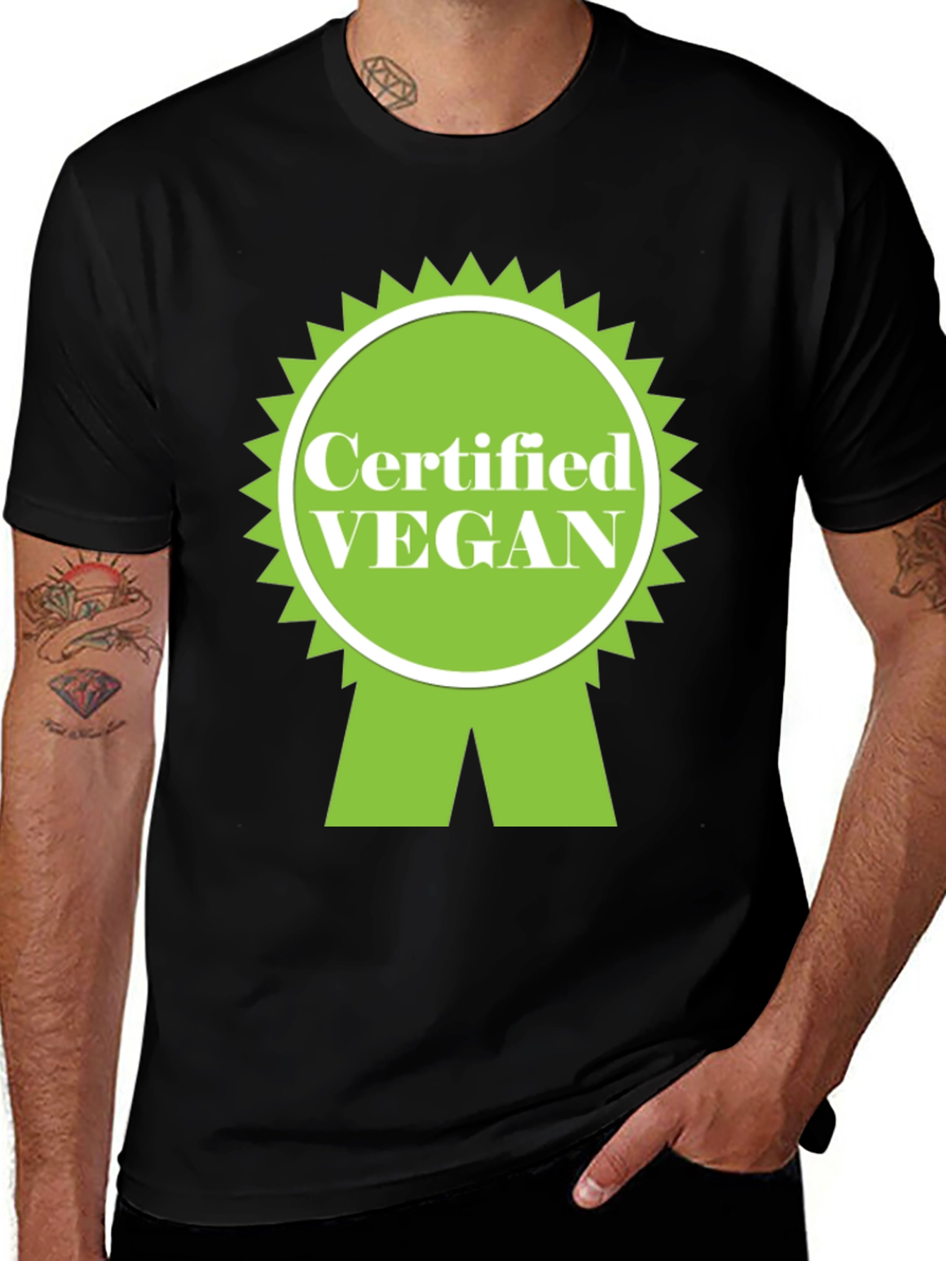 Variant 17 of Certified Vegan T-Shirt - Plant Based Lifestyle