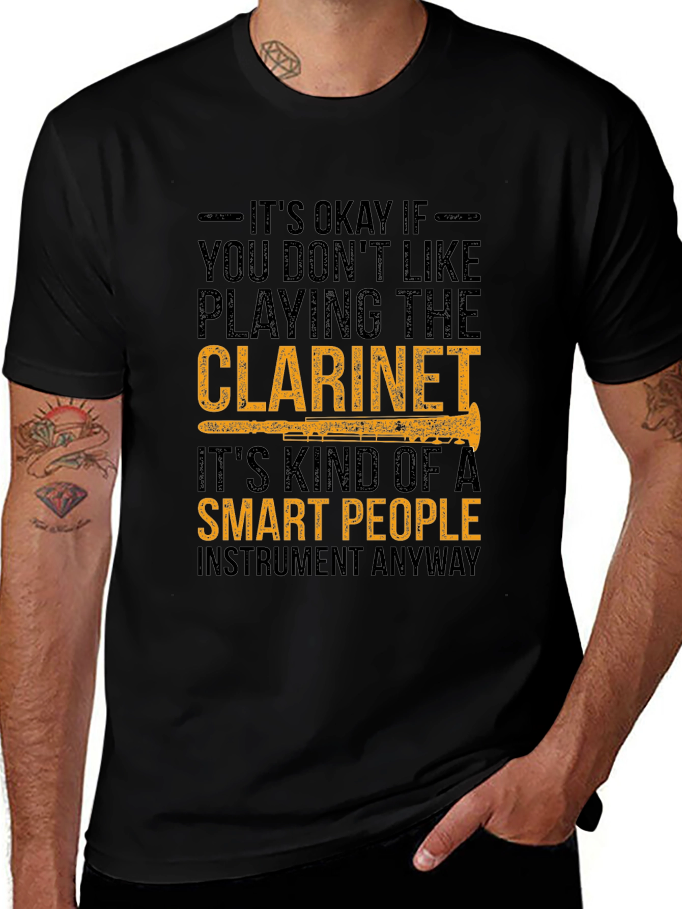 Variant 2 of Funny Clarinet Player T-Shirt Musician Gift