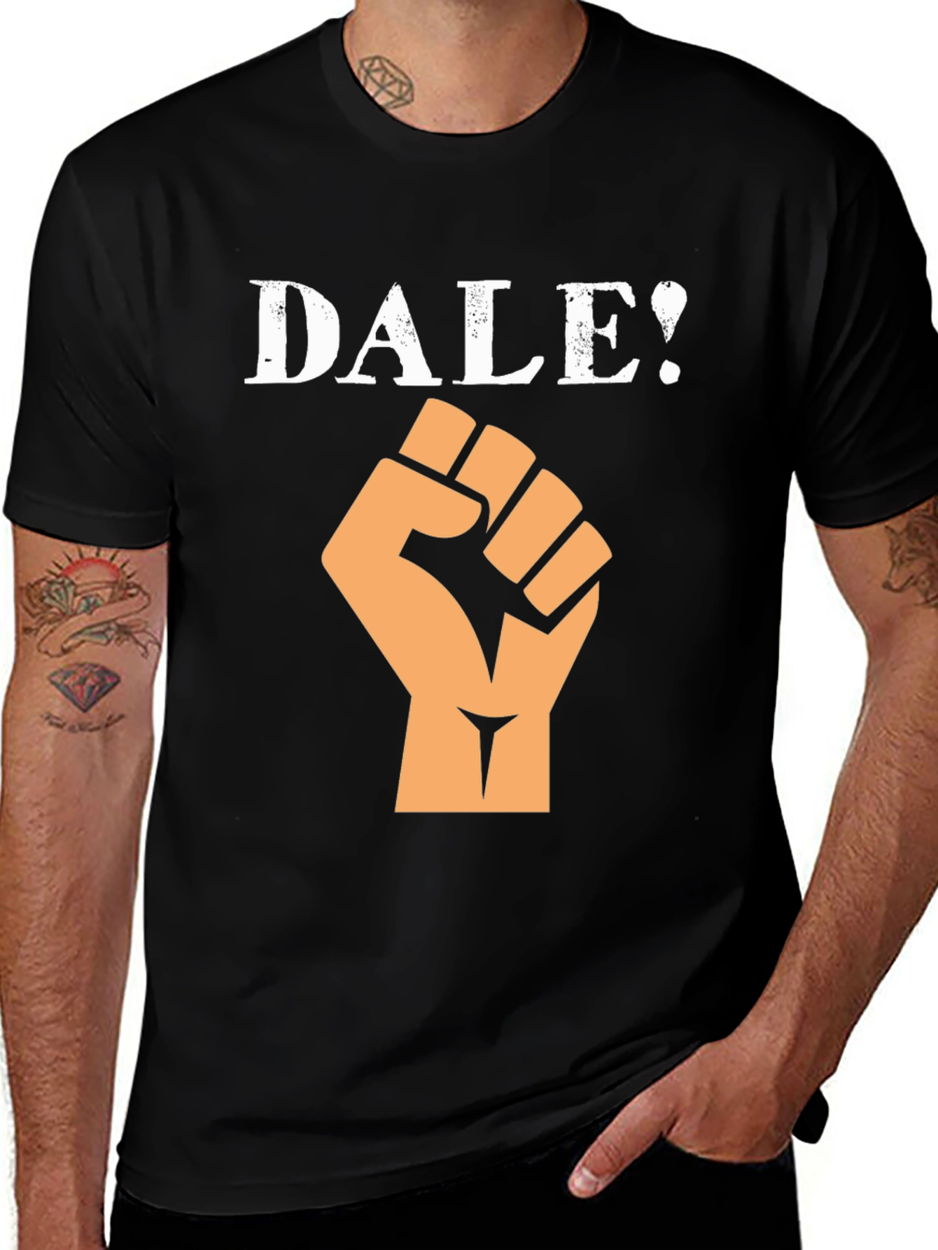 Variant 28 of Dale Fist T-Shirt - Black Graphic Tee