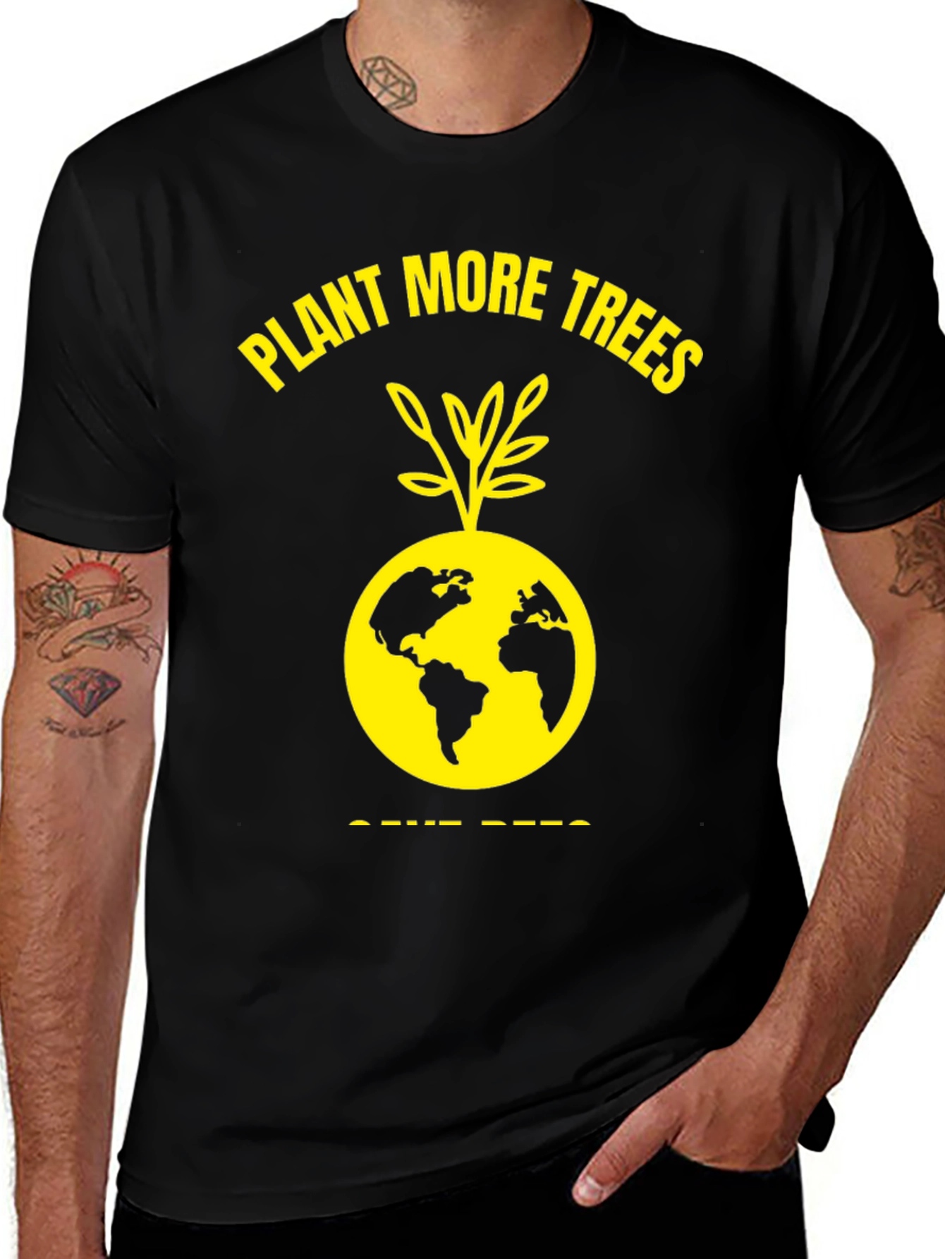 Variant 15 of Plant More Trees Graphic Tee - Eco Friendly Unisex Shirt