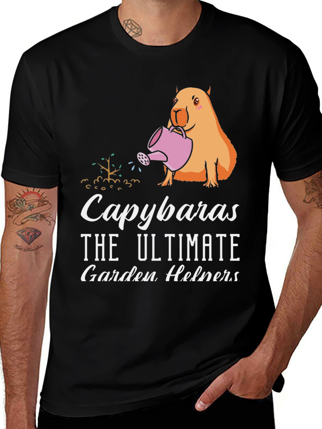 Variant 15 of Capybara Garden Helper T-Shirt