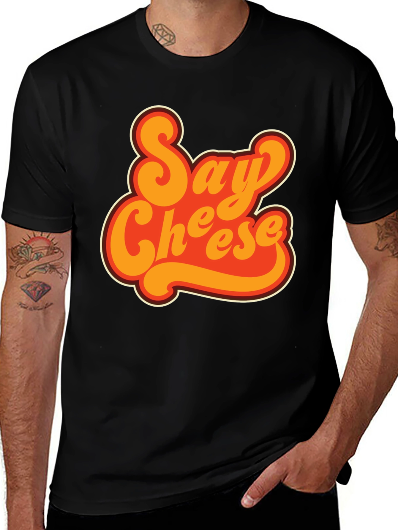 Variant 18 of Retro Say Cheese Graphic Tee