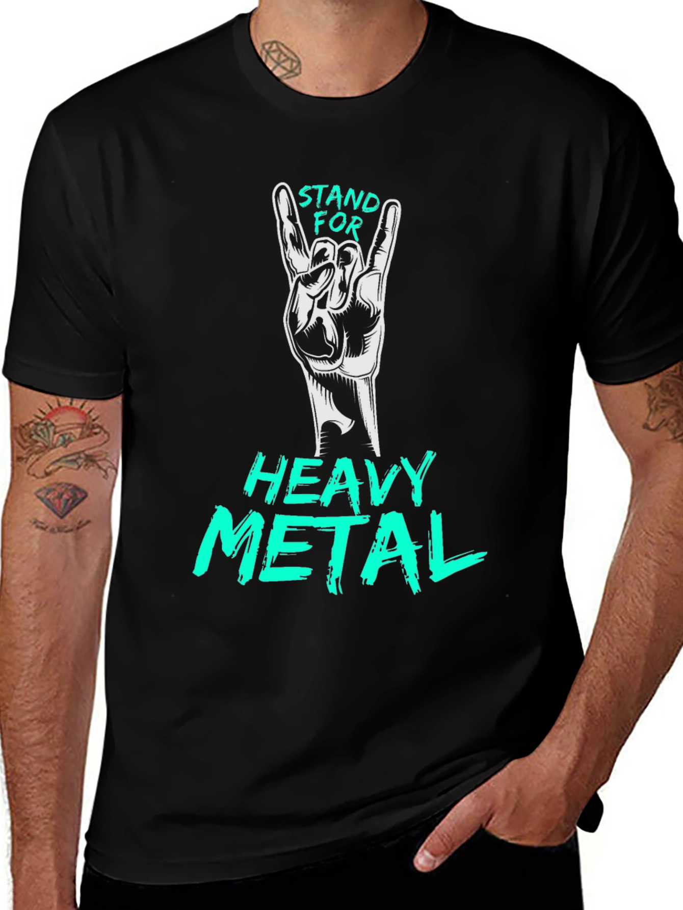 Variant 15 of Stand For Heavy Metal Graphic Tee