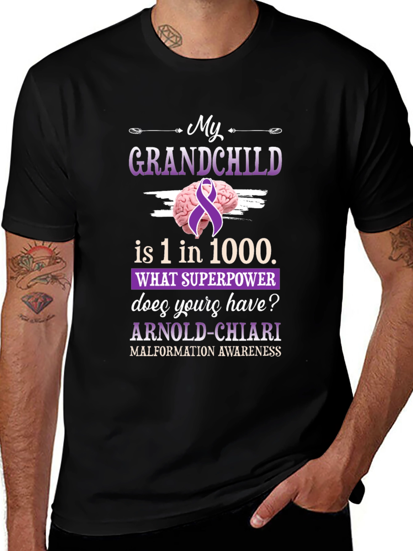 Arnold-Chiari Malformation Awareness T-Shirt