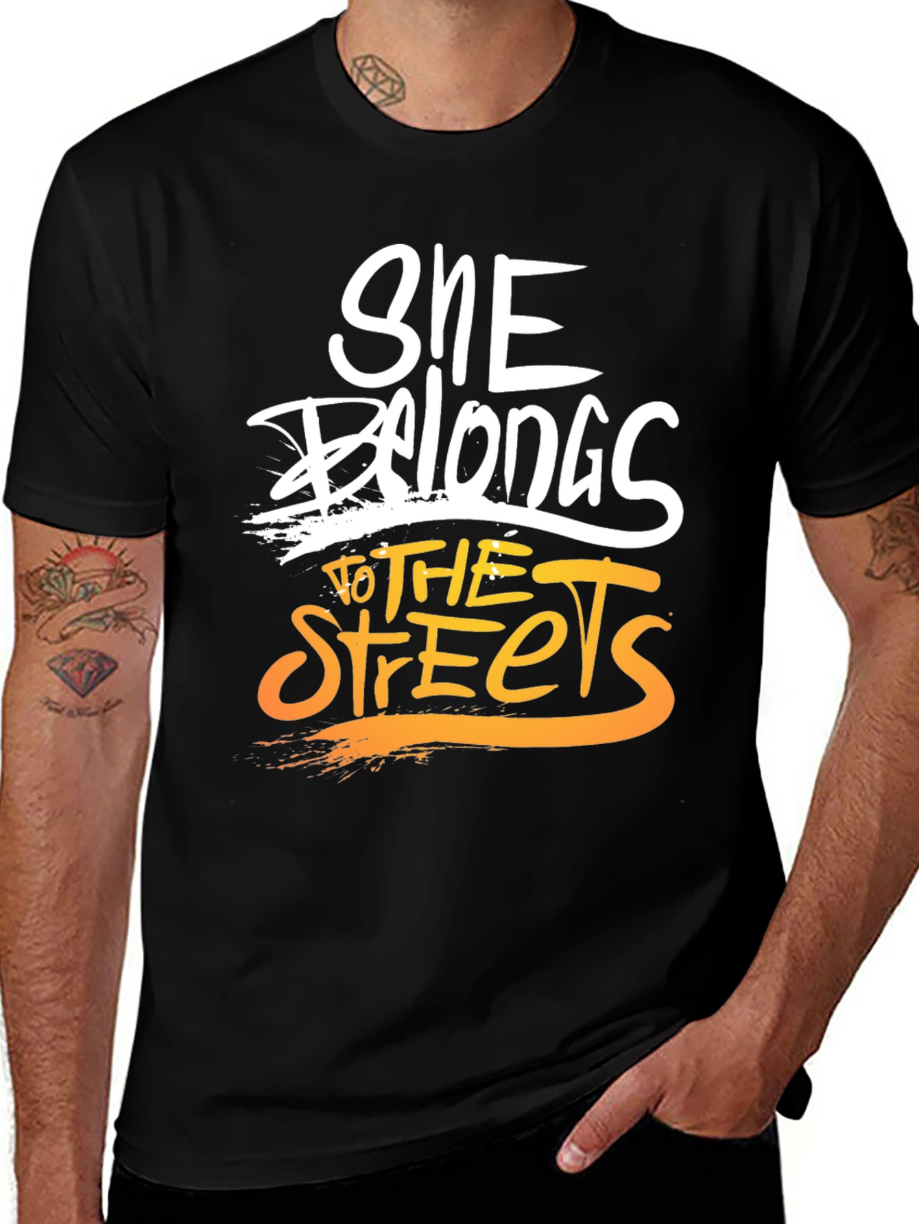 Variant 14 of She Belongs to the Streets Graphic Tee