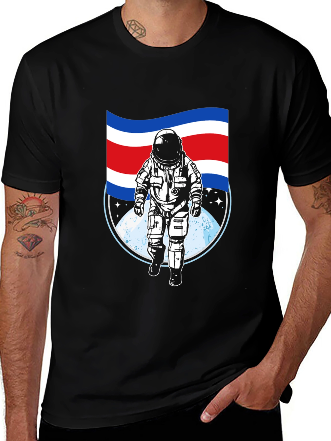 Costa Rica Astronaut T-Shirt