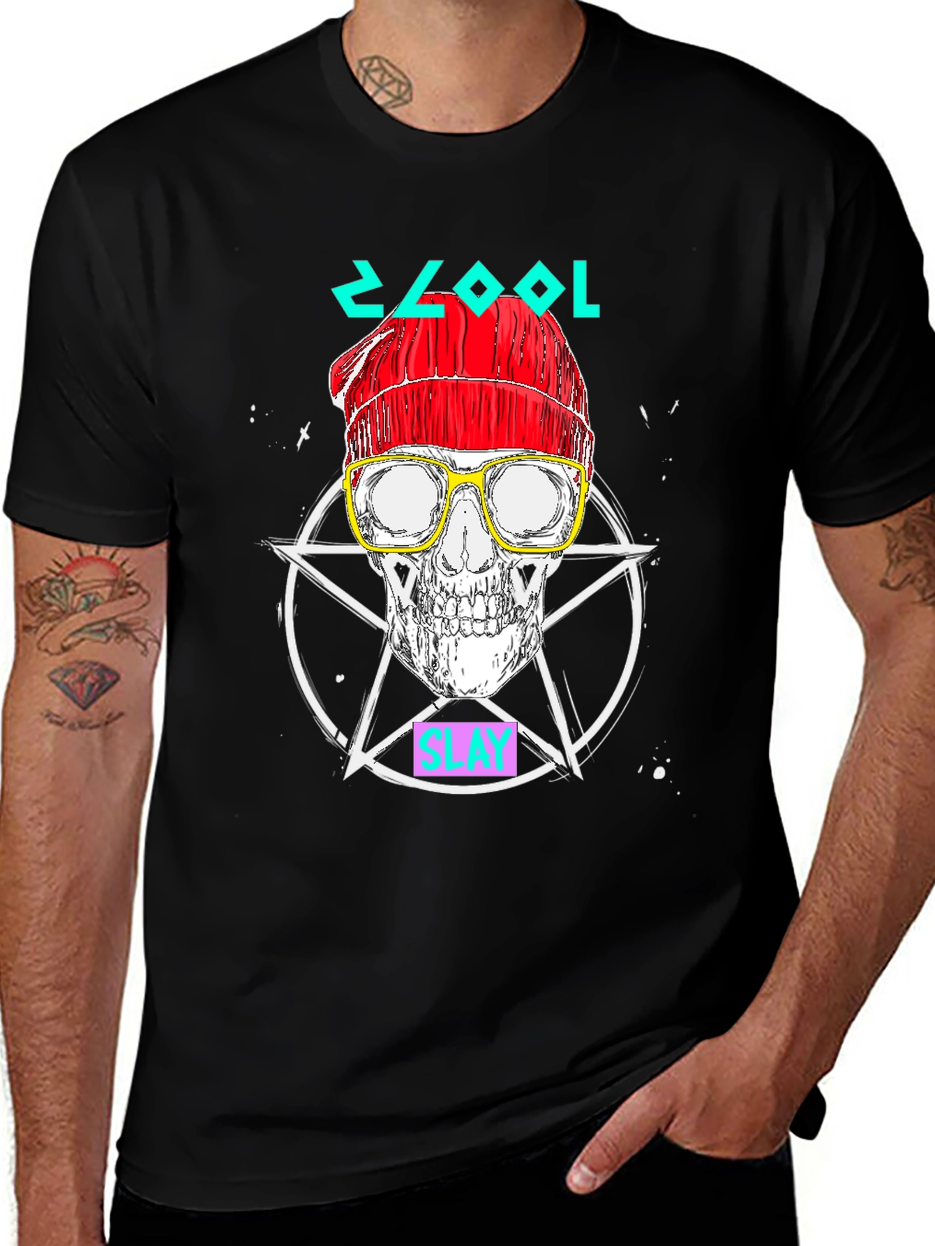 Variant 28 of Cool Skull Graphic Tee