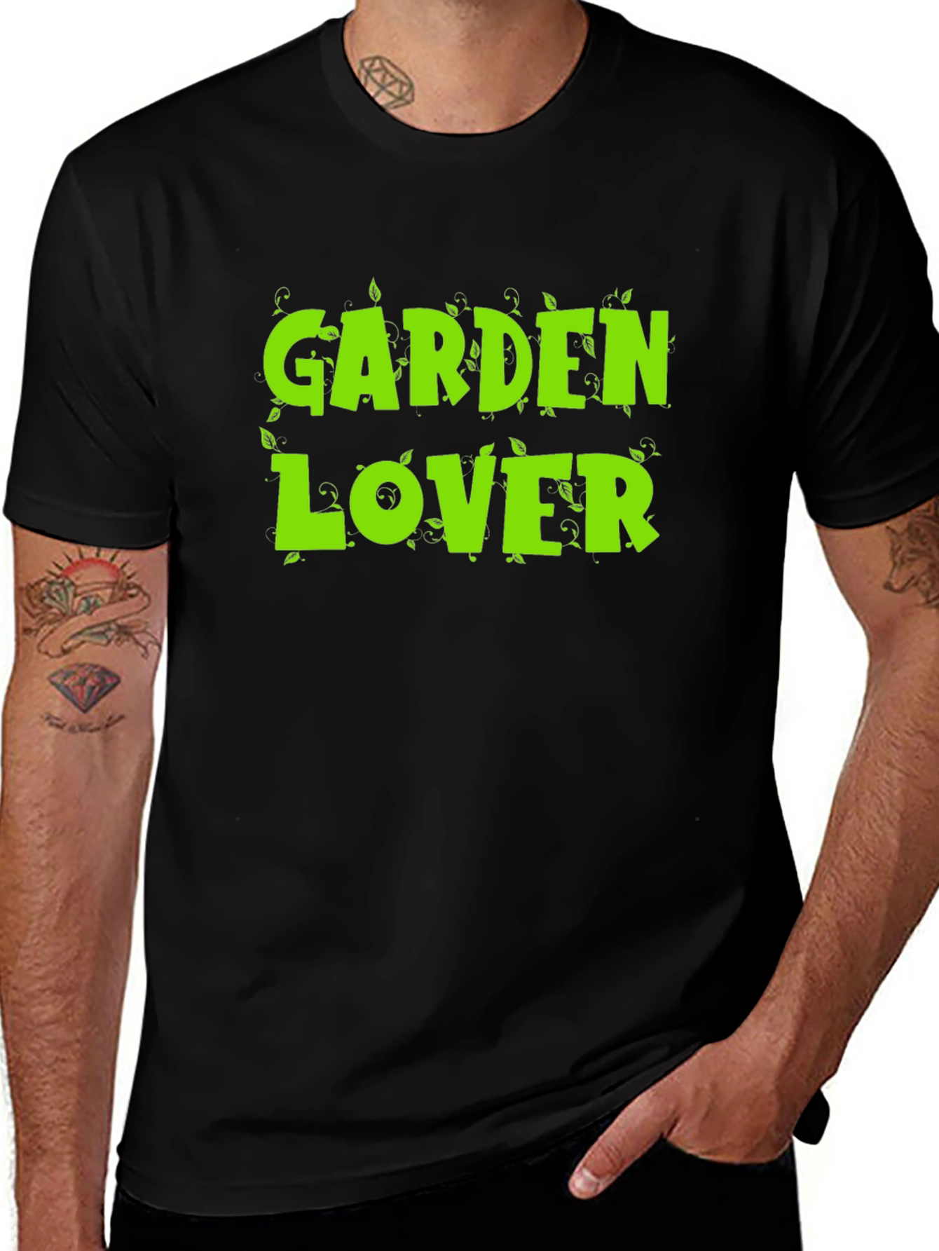 Variant 18 of Garden Lover Black T-Shirt