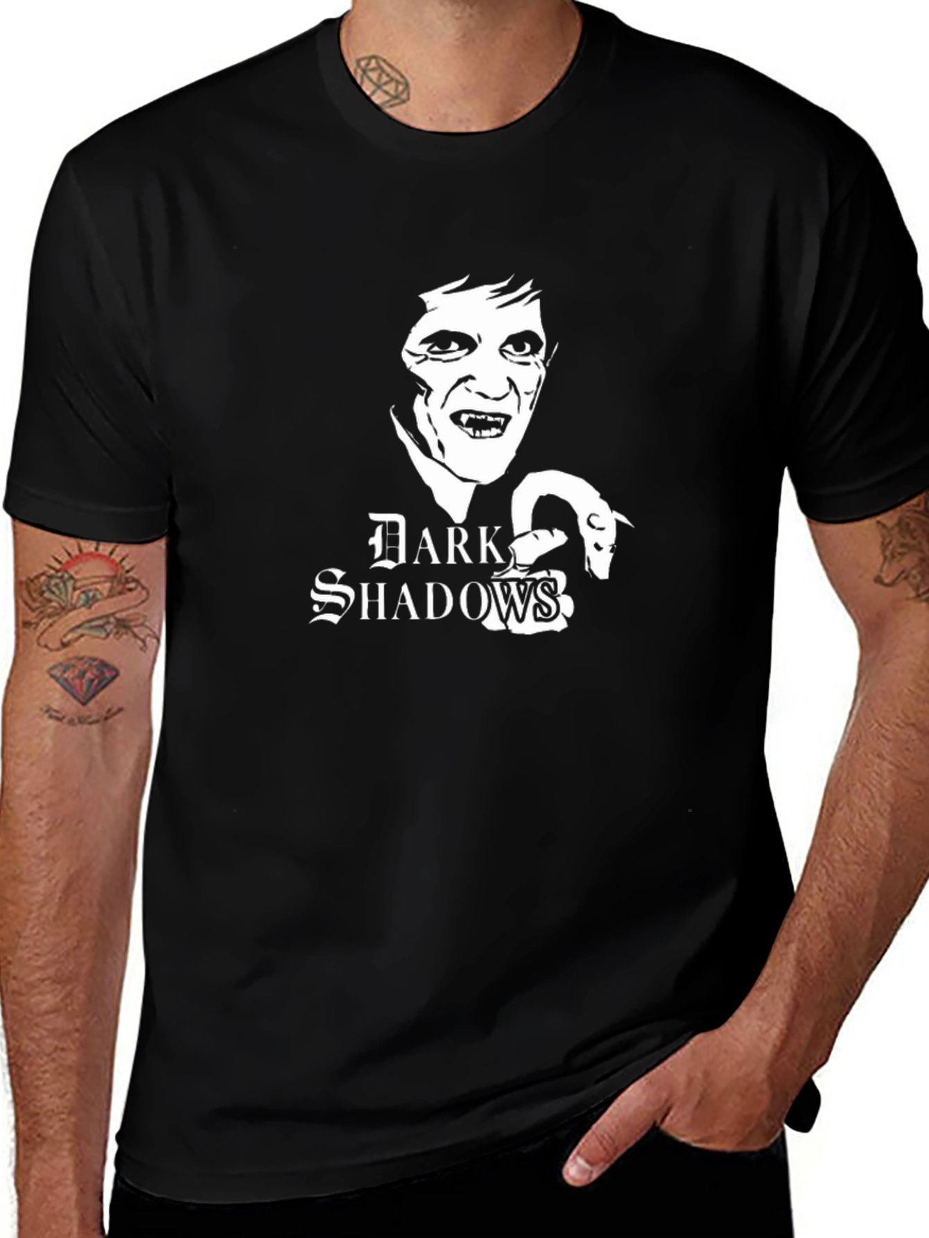 Dark Shadows Graphic T-Shirt Barnabas Vampire 