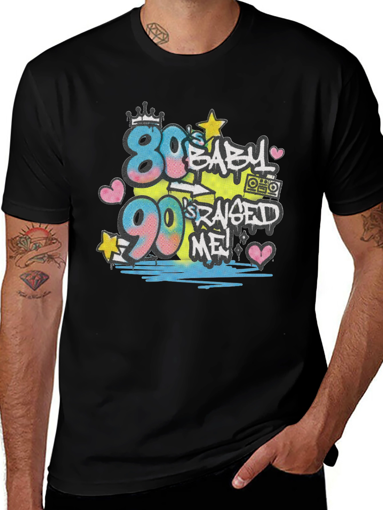 Variant 25 of 80s Baby 90s Raised Me T-Shirt