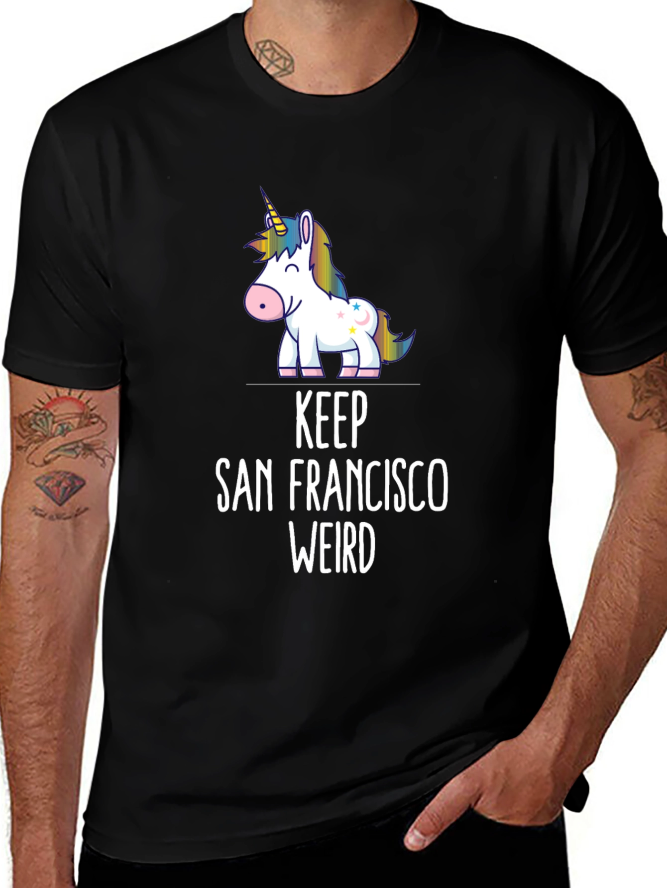 Variant 10 of Keep San Francisco Weird Unicorn T-Shirt