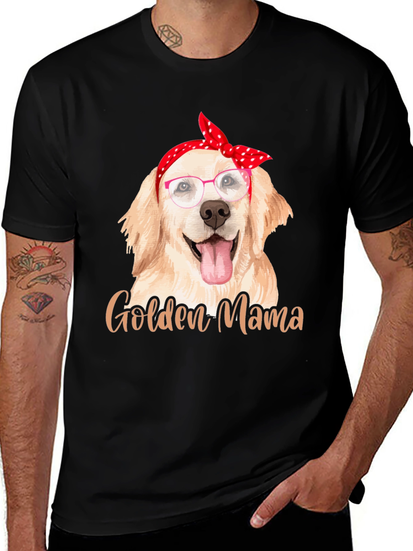 Golden Mama Dog Lover T-Shirt