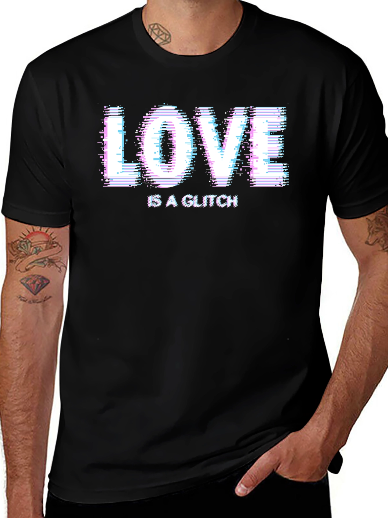Variant 8 of Love Is A Glitch T-Shirt