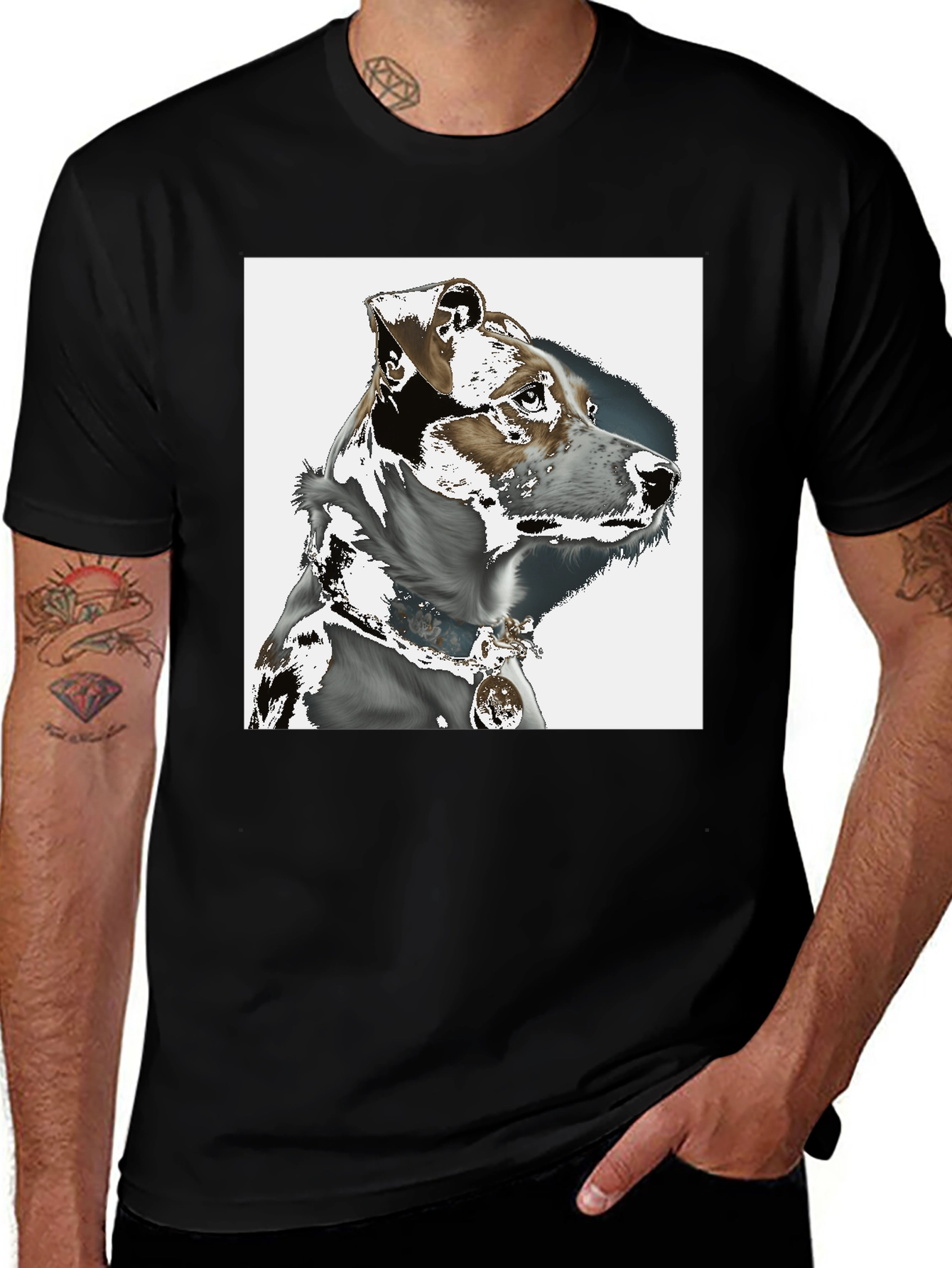 Variant 16 of Dog Portrait Graphic Tee