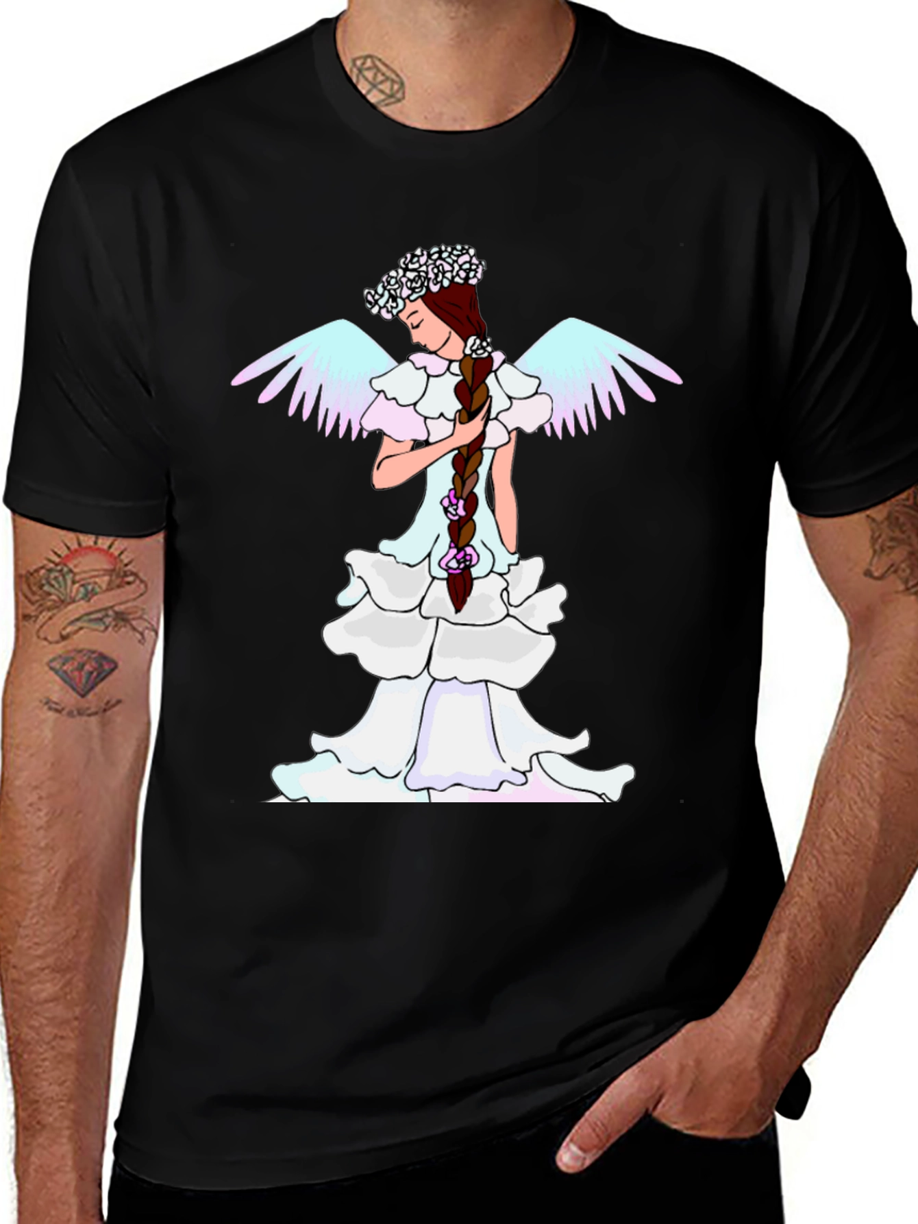 Variant 7 of Angel Graphic T-Shirt - Unique Design