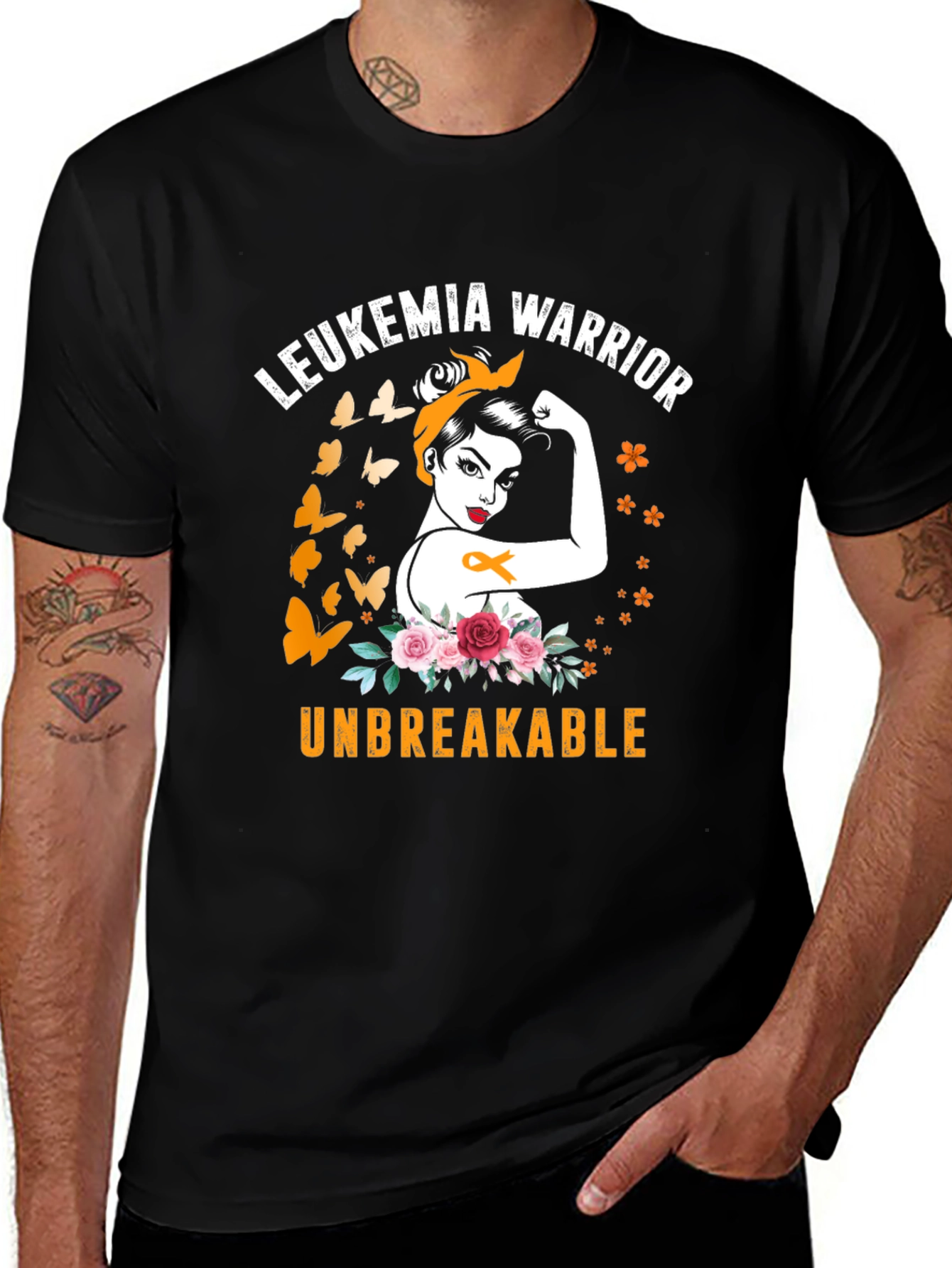 Leukemia Warrior T-Shirt - Unbreakable Cancer Support