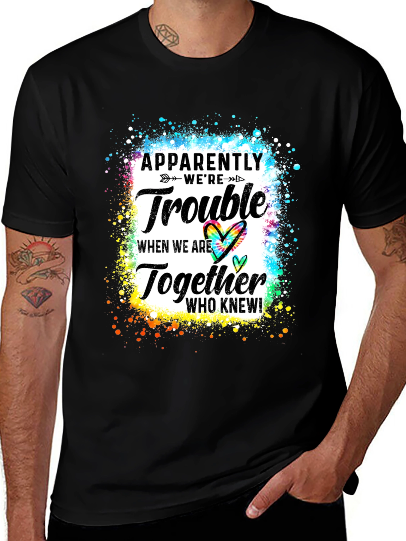 Variant 15 of Trouble Together Graphic T-Shirt