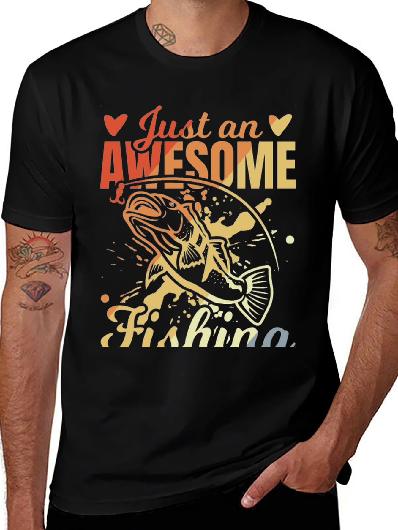 Variant 21 of Awesome Fishing T-Shirt