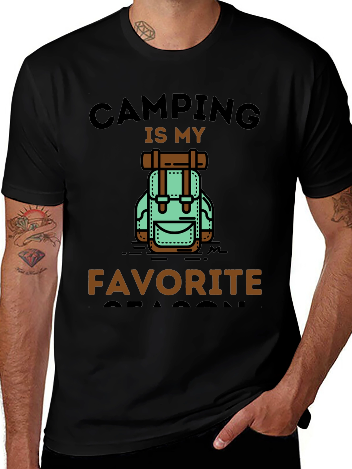 Variant 16 of Camping Is My Favorite Season Graphic Tee