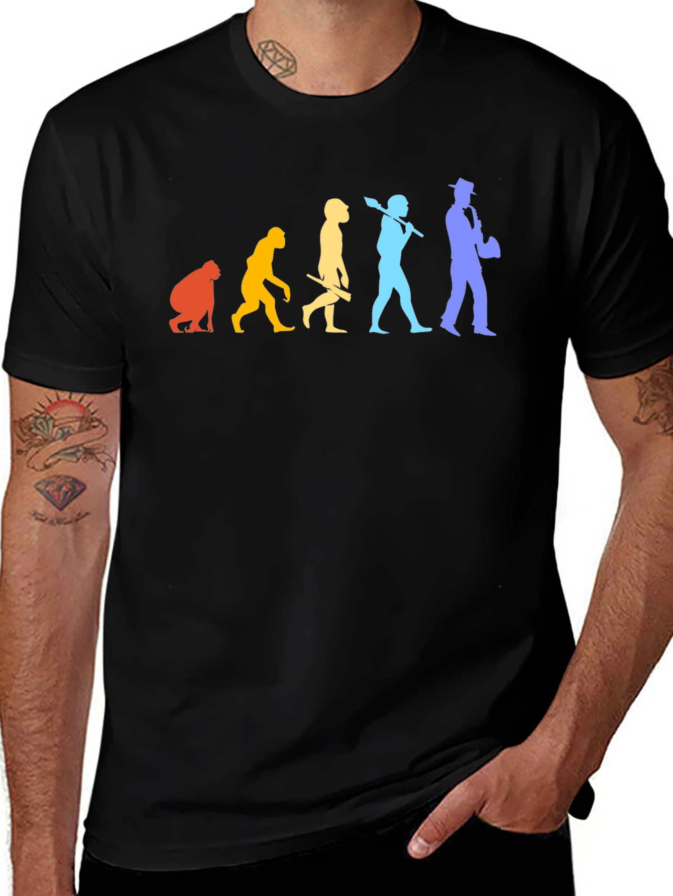 Variant 12 of Evolution of Music Men's T-Shirt