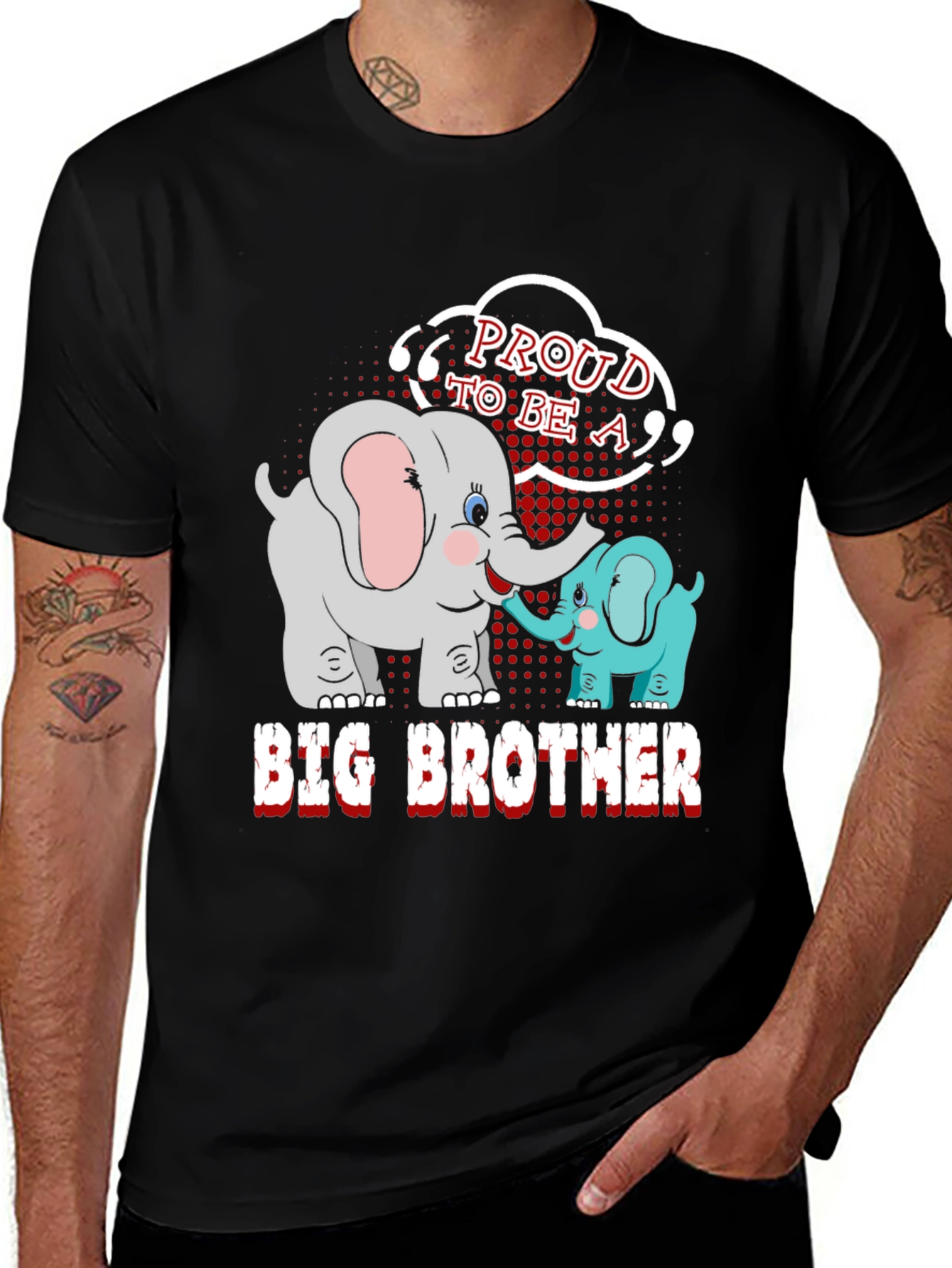 Proud Big Brother Elephant T-Shirt