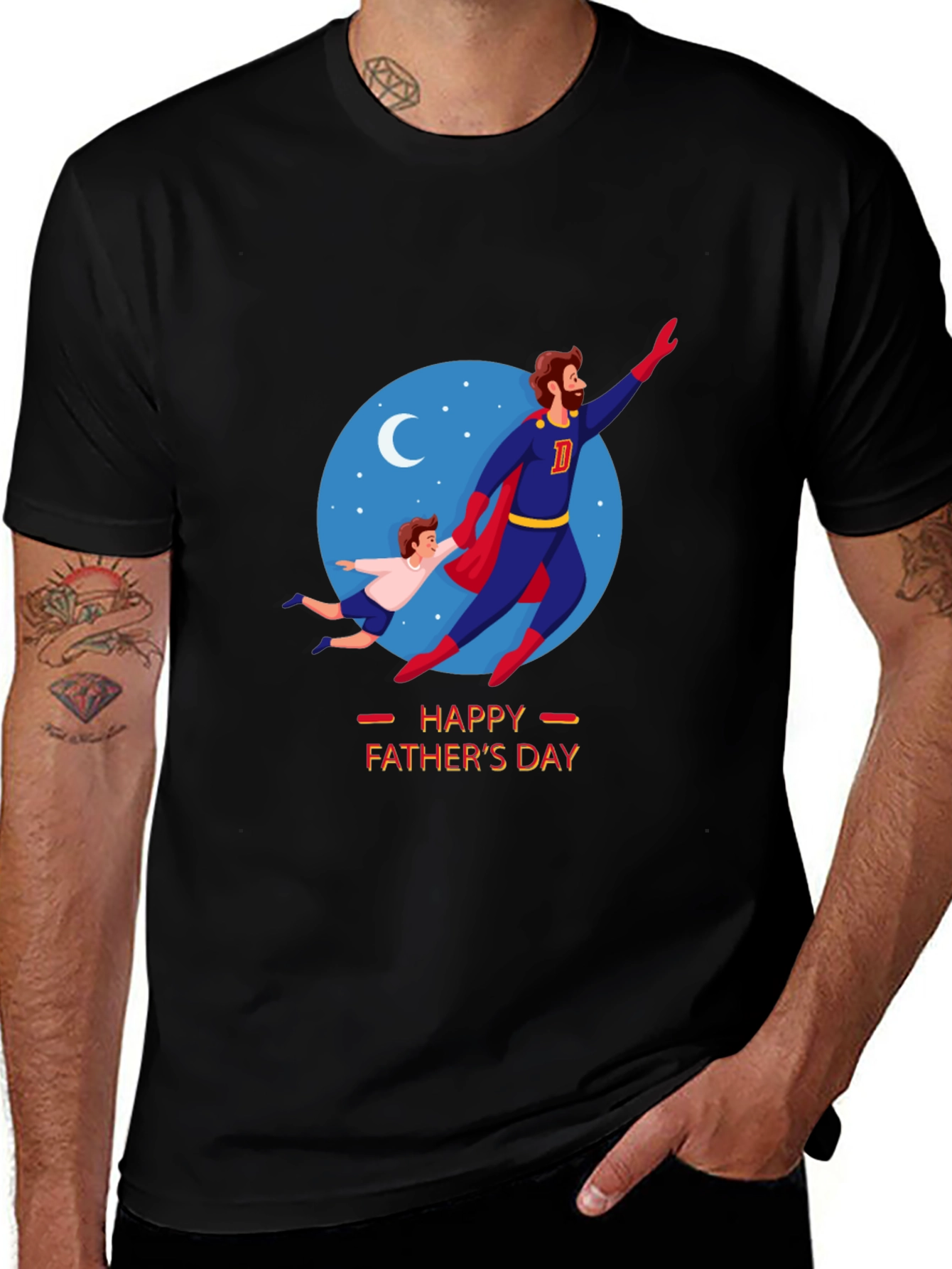 Happy Father's Day Super Dad T-Shirt