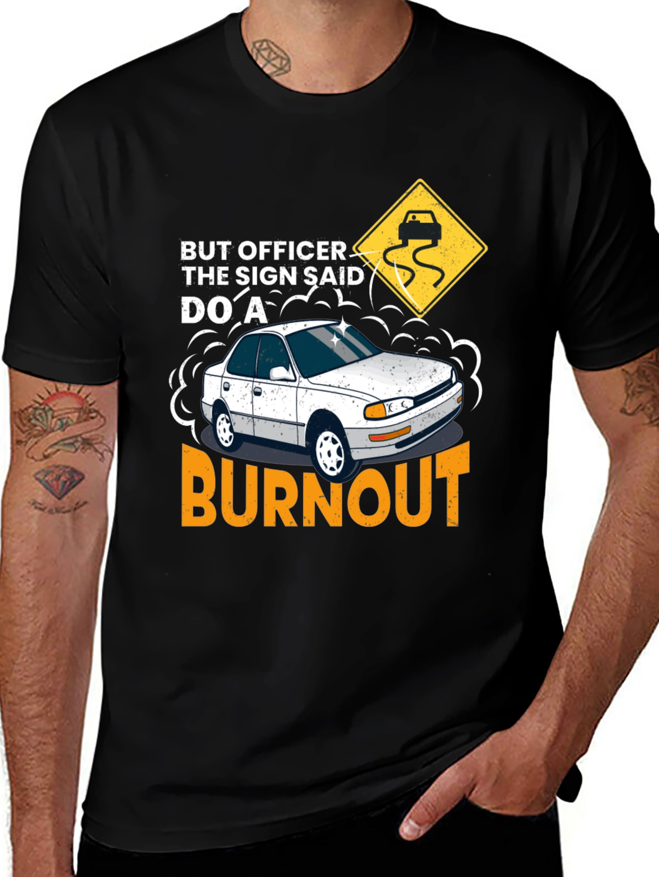 Variant 26 of But Officer Burnout T-Shirt