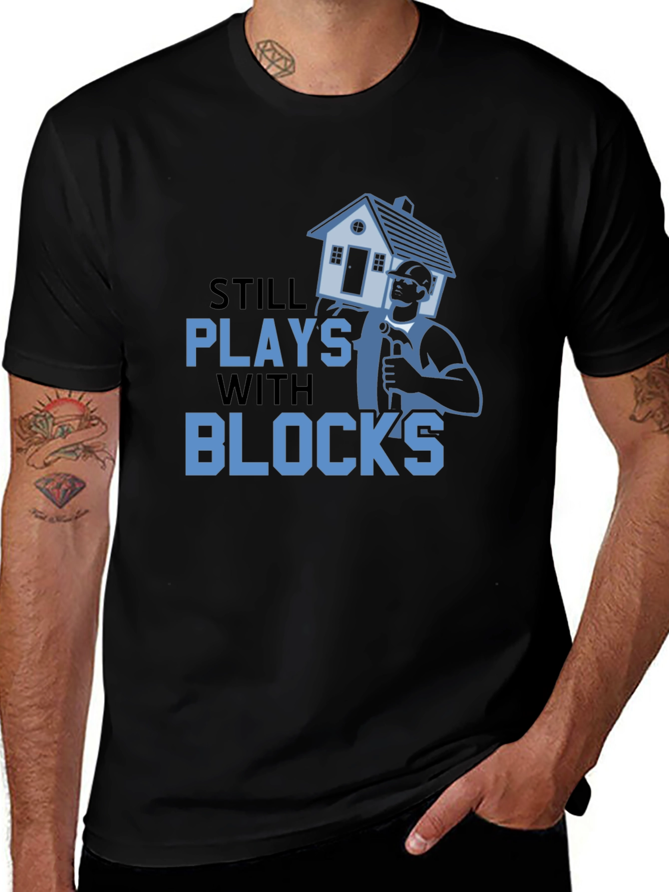 Still Plays With Blocks T-Shirt