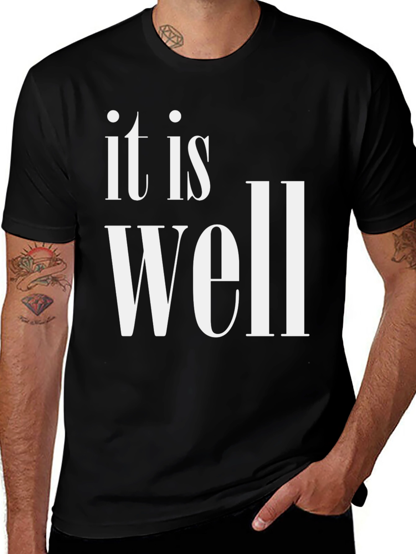 Variant 17 of It is Well T-Shirt - Stylish Comfort