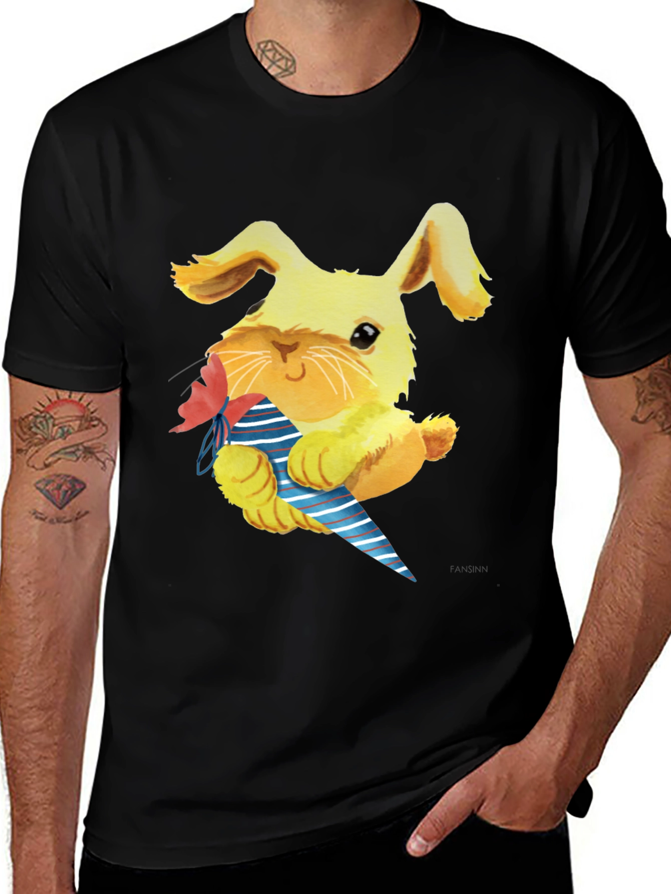 Variant 14 of Bunny T-Shirt - Cute Graphic Tee