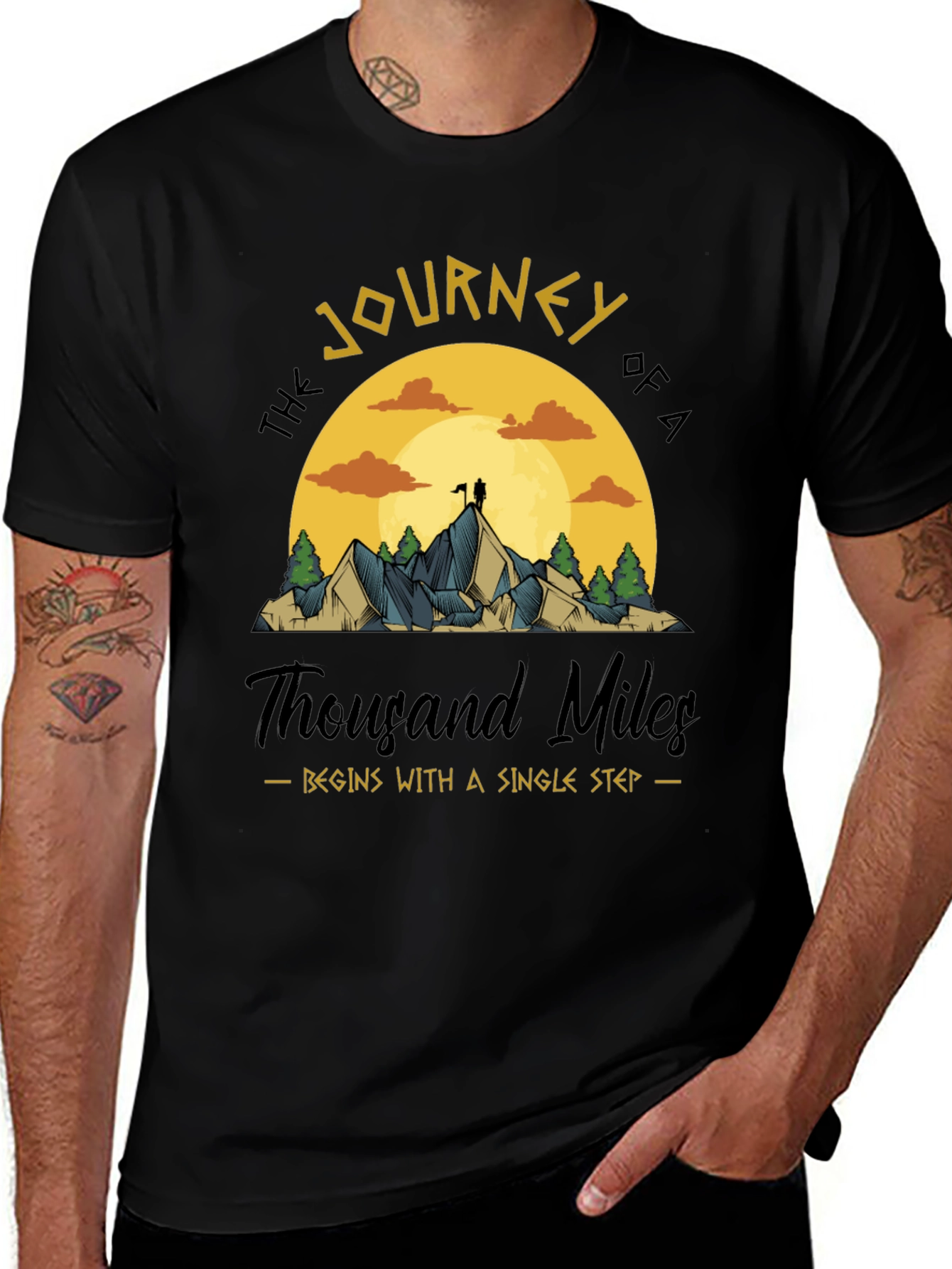 Variant 14 of Inspirational Journey Graphic Tee
