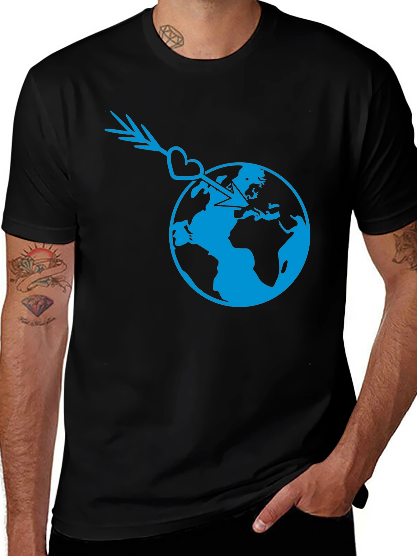 Earth Love Arrow T-Shirt - Global Unity Tee