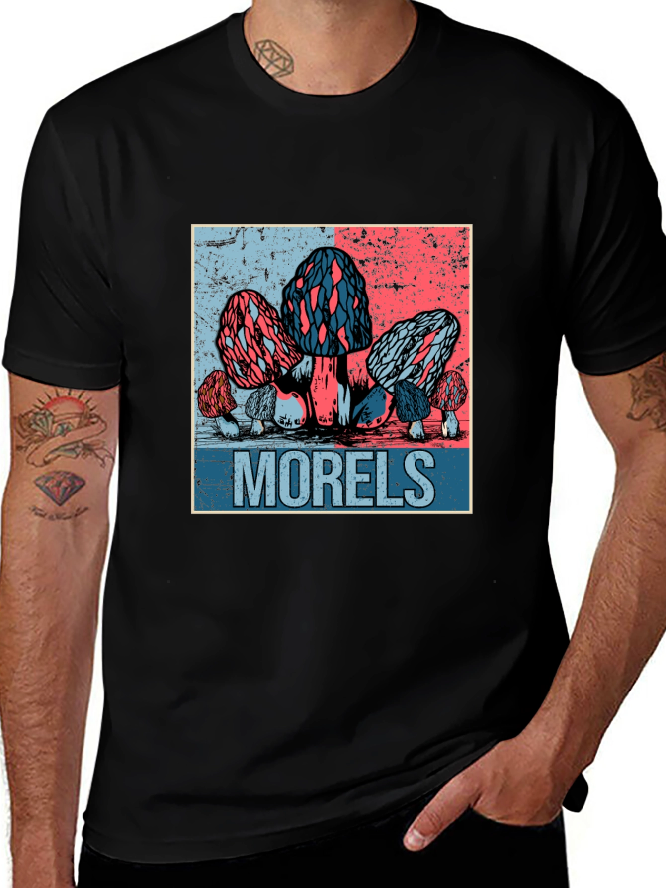 Variant 30 of Morels Mushroom Graphic Tee