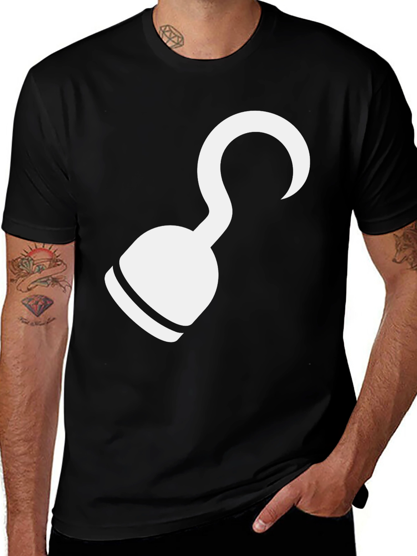 Captain Hook T-Shirt - Pirate Hook Graphic Tee