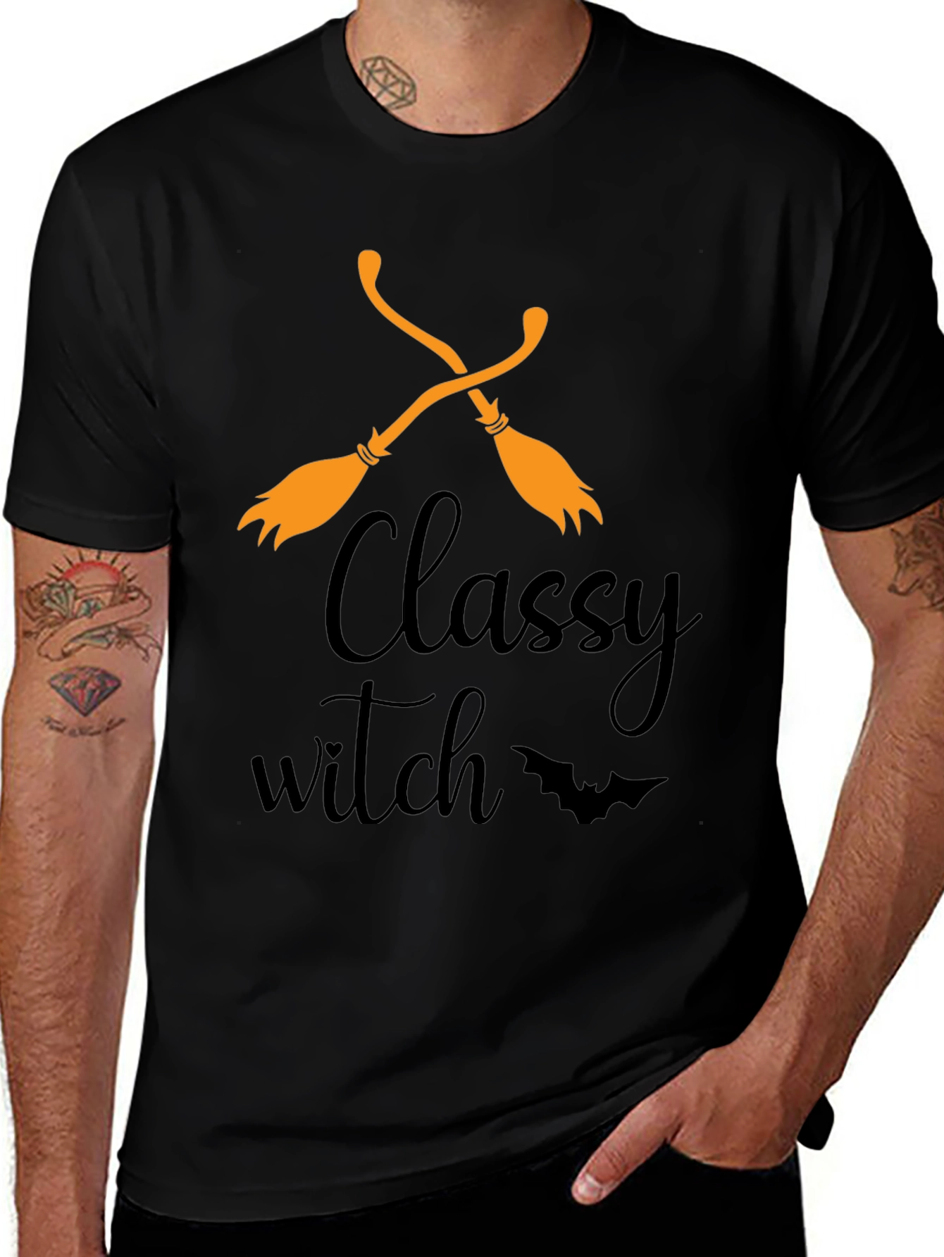 Classy Witch Halloween T-Shirt