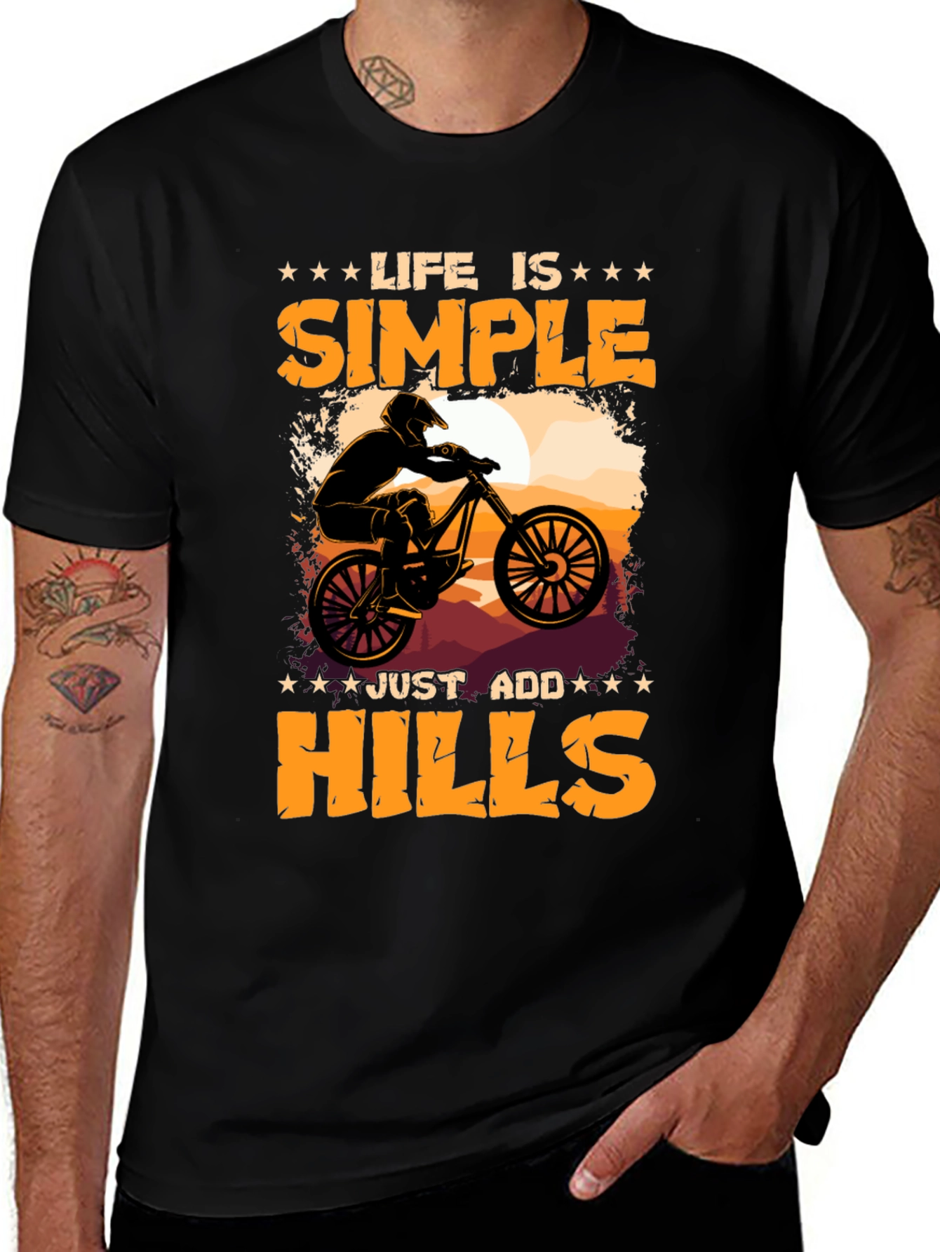 Life is Simple Add Hills T-Shirt