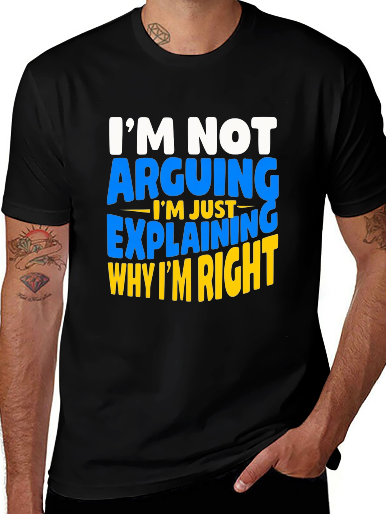 Variant 5 of Funny Argument Explaining T-Shirt