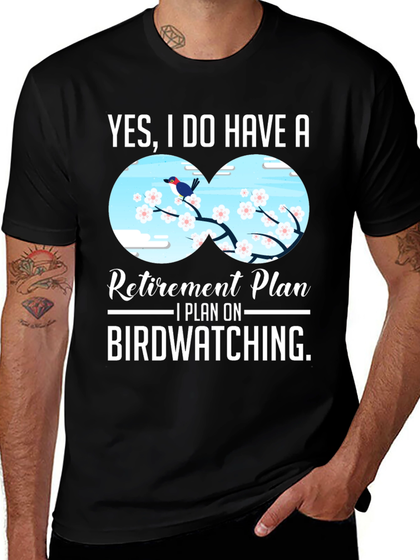 Variant 24 of Birdwatching Retirement Plan T-Shirt