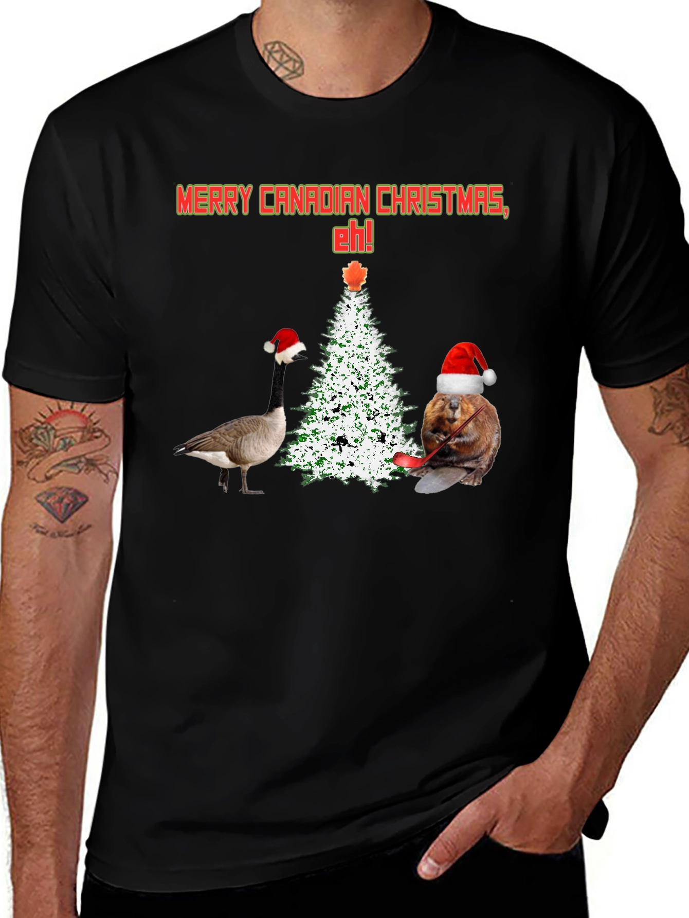 Merry Canadian Christmas T-Shirt