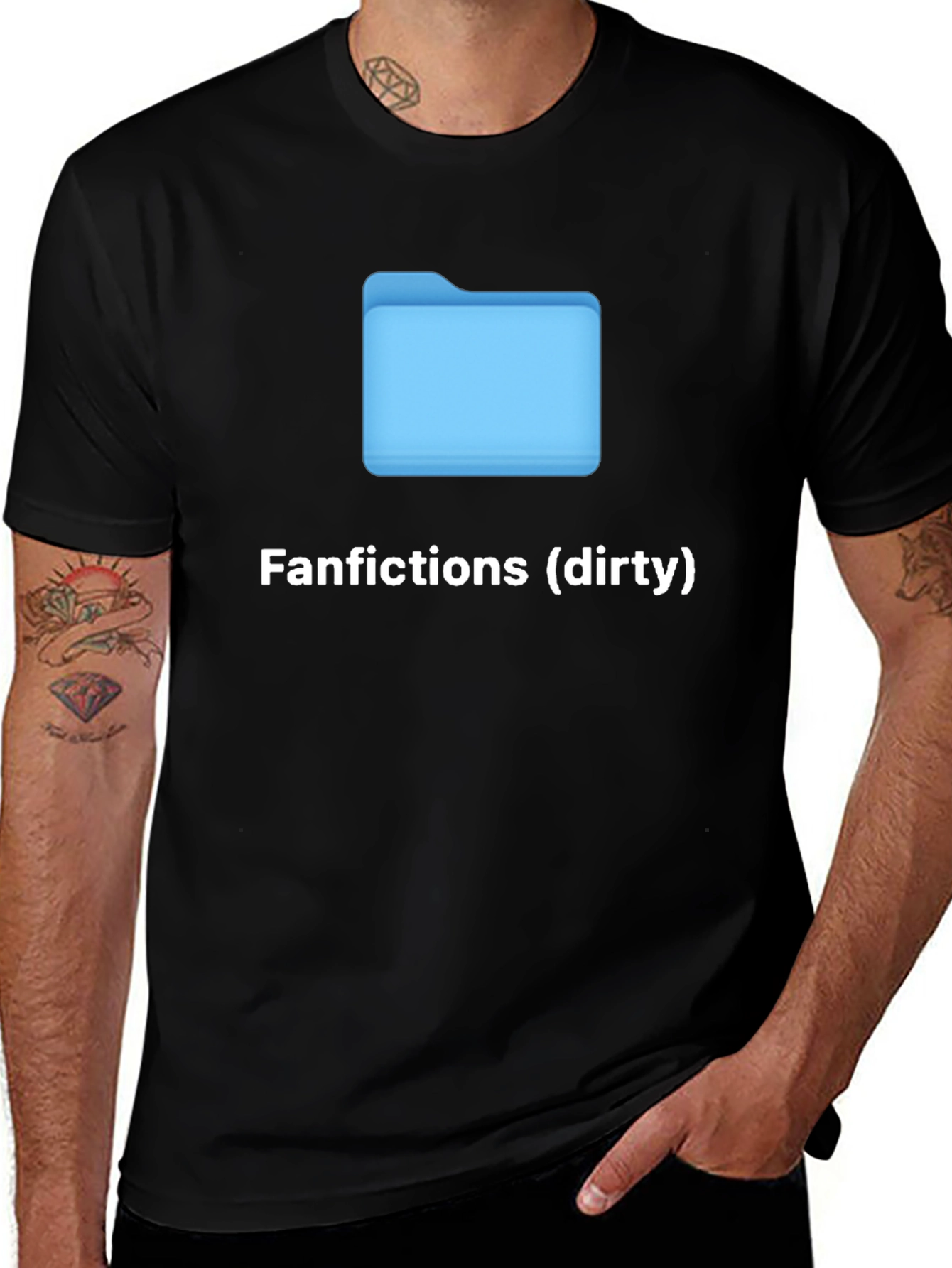 Variant 10 of Fanfictions (Dirty) T-Shirt - Humorous Graphic Tee